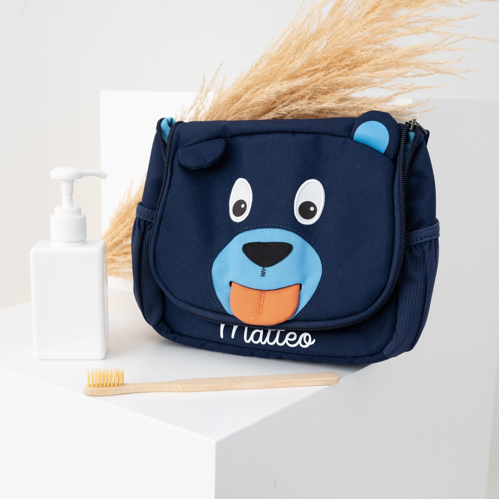 AFFENZAHN Kulturtasche personalisiert - wunderwunsch