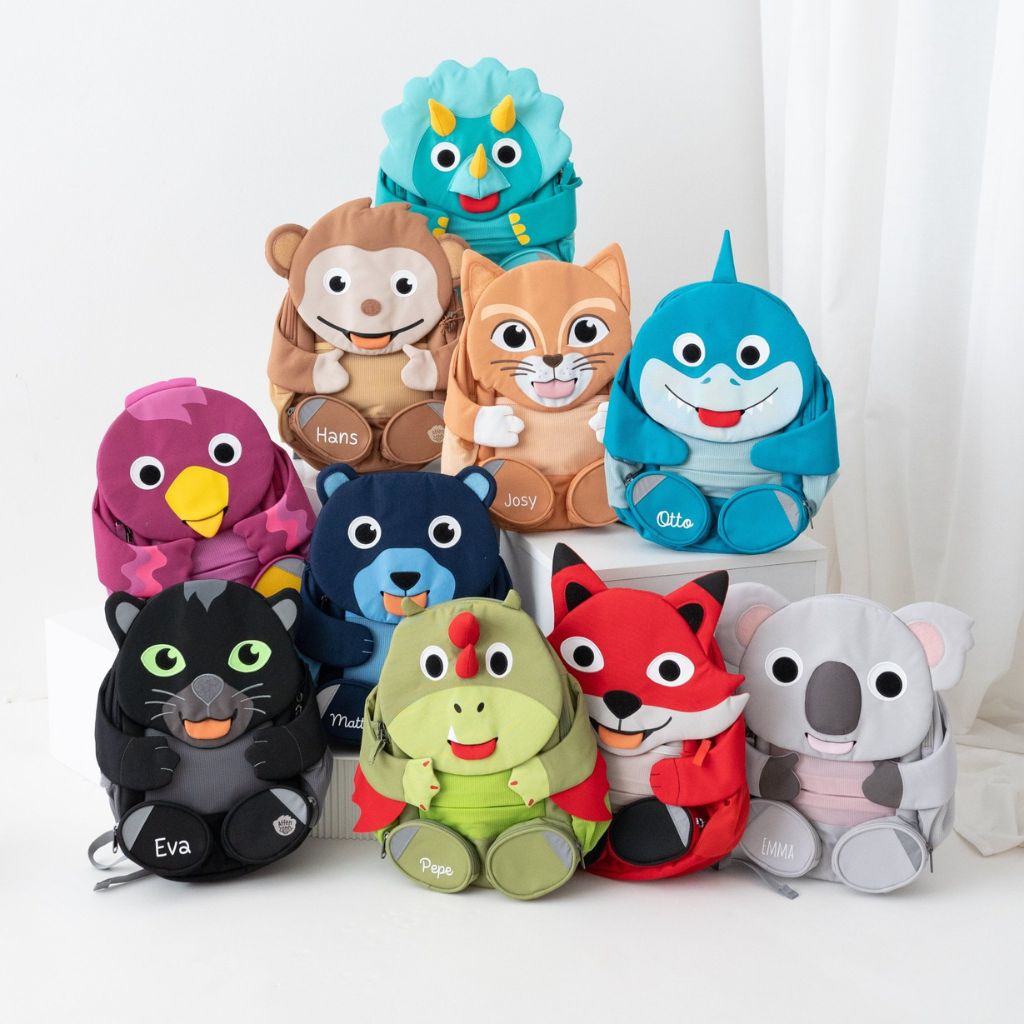 AFFENZAHN Rucksack personalisiert