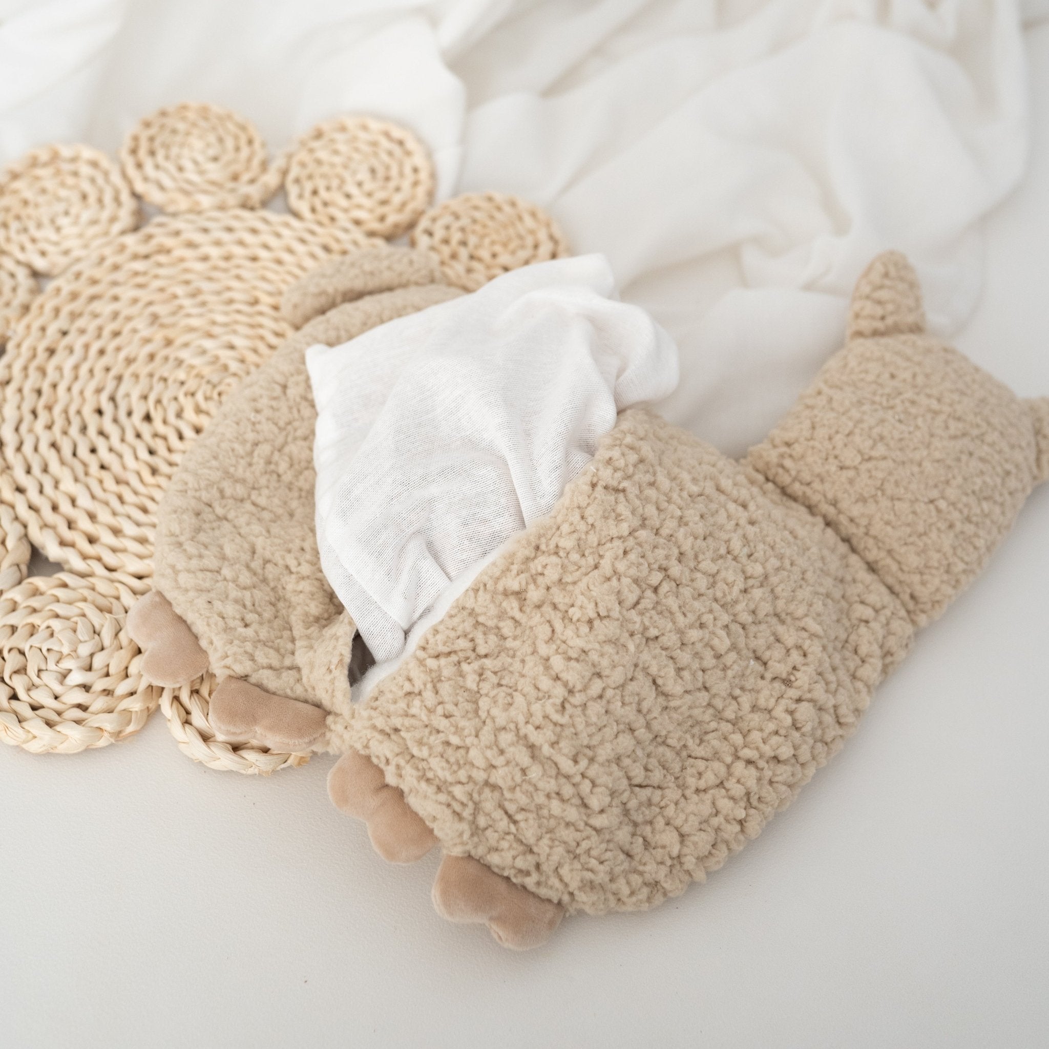 Alpaka Dinkelkissen personalisiert - wunderwunsch