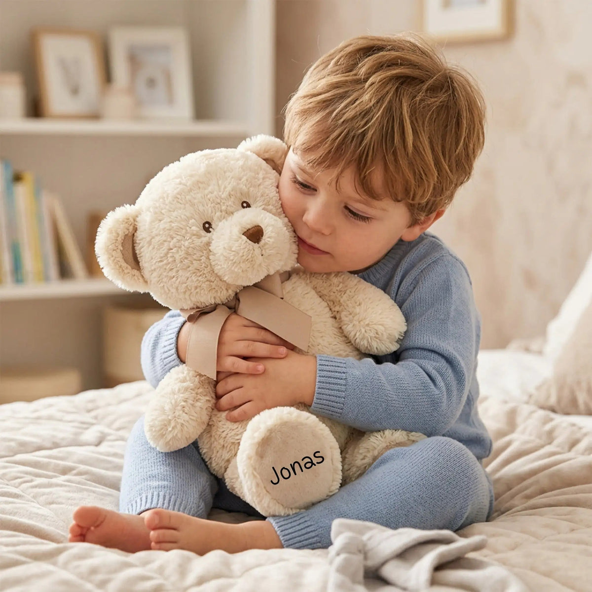 ARTESAVI Kuscheltier Teddybär personalisierbar - wunderwunsch