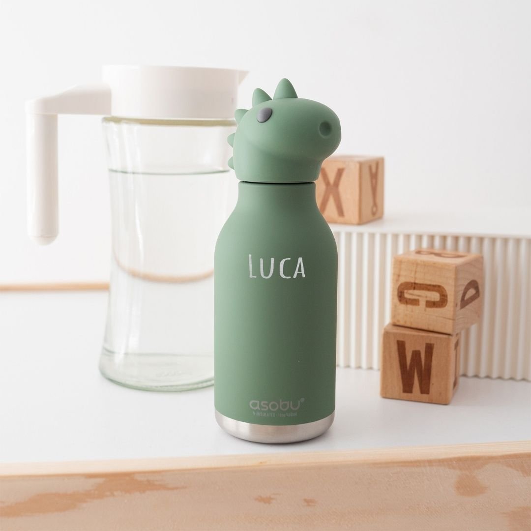 ASOBU Bestie Tier Trinkflasche personalisierbar - wunderwunsch