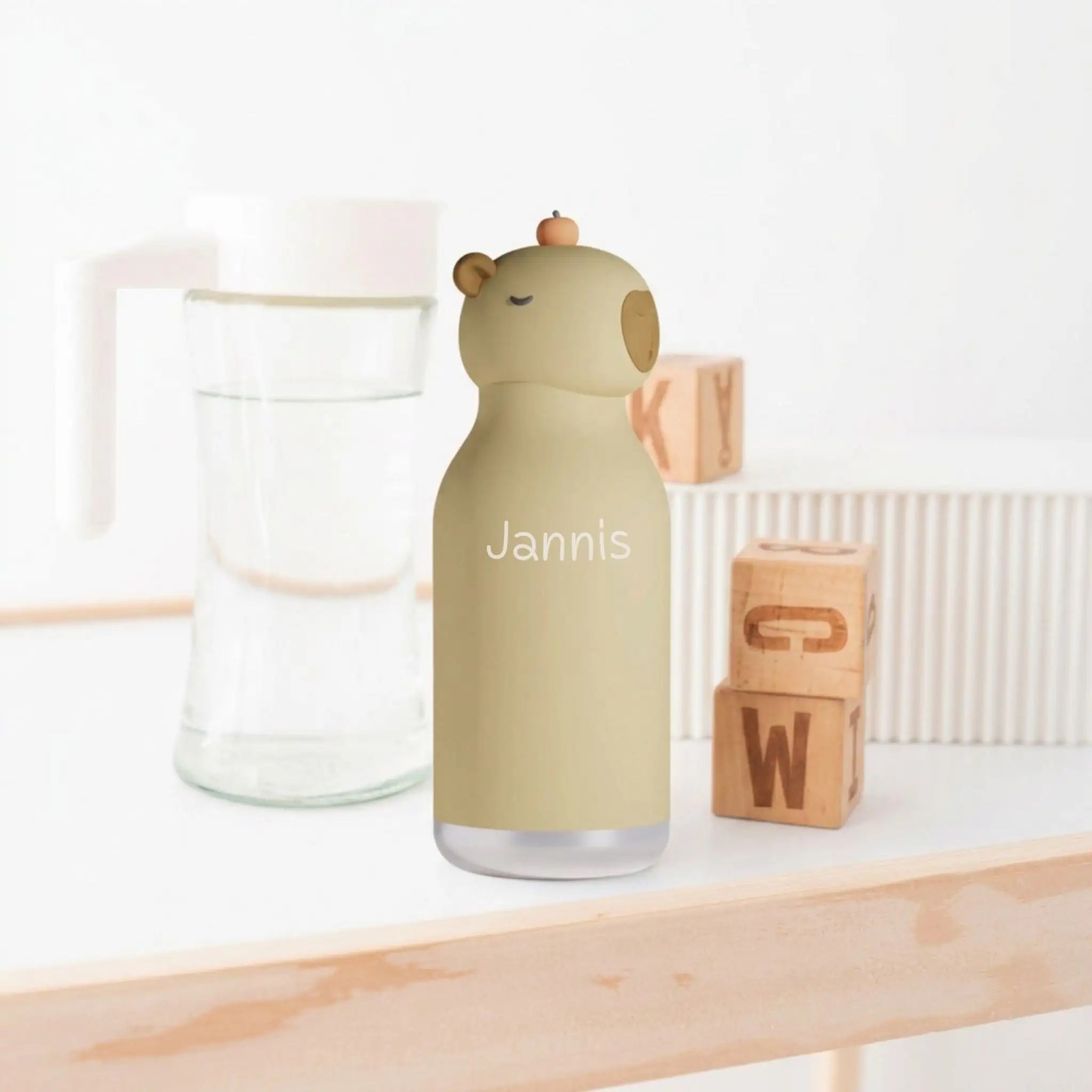 ASOBU Bestie Tier Trinkflasche personalisierbar - wunderwunsch