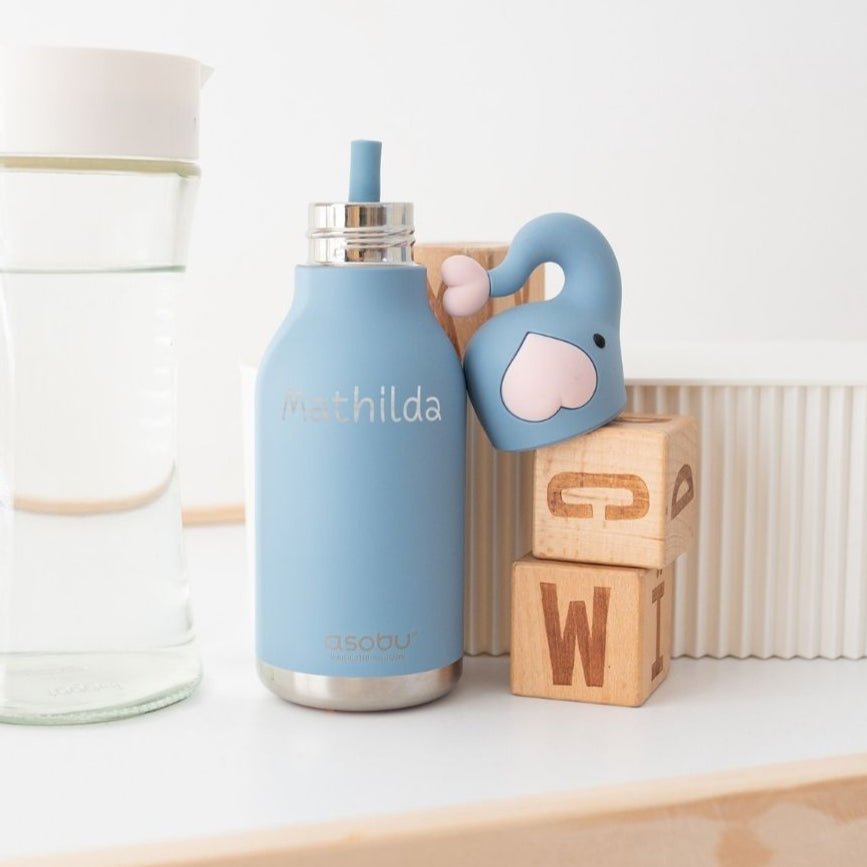 ASOBU Bestie Tier Trinkflasche personalisierbar - wunderwunsch