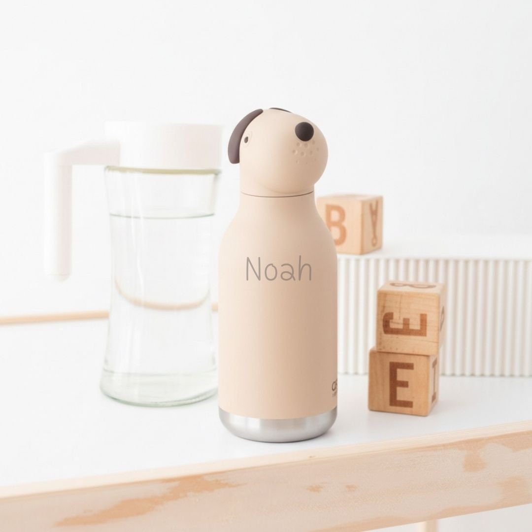 ASOBU Bestie Tier Trinkflasche personalisierbar - wunderwunsch