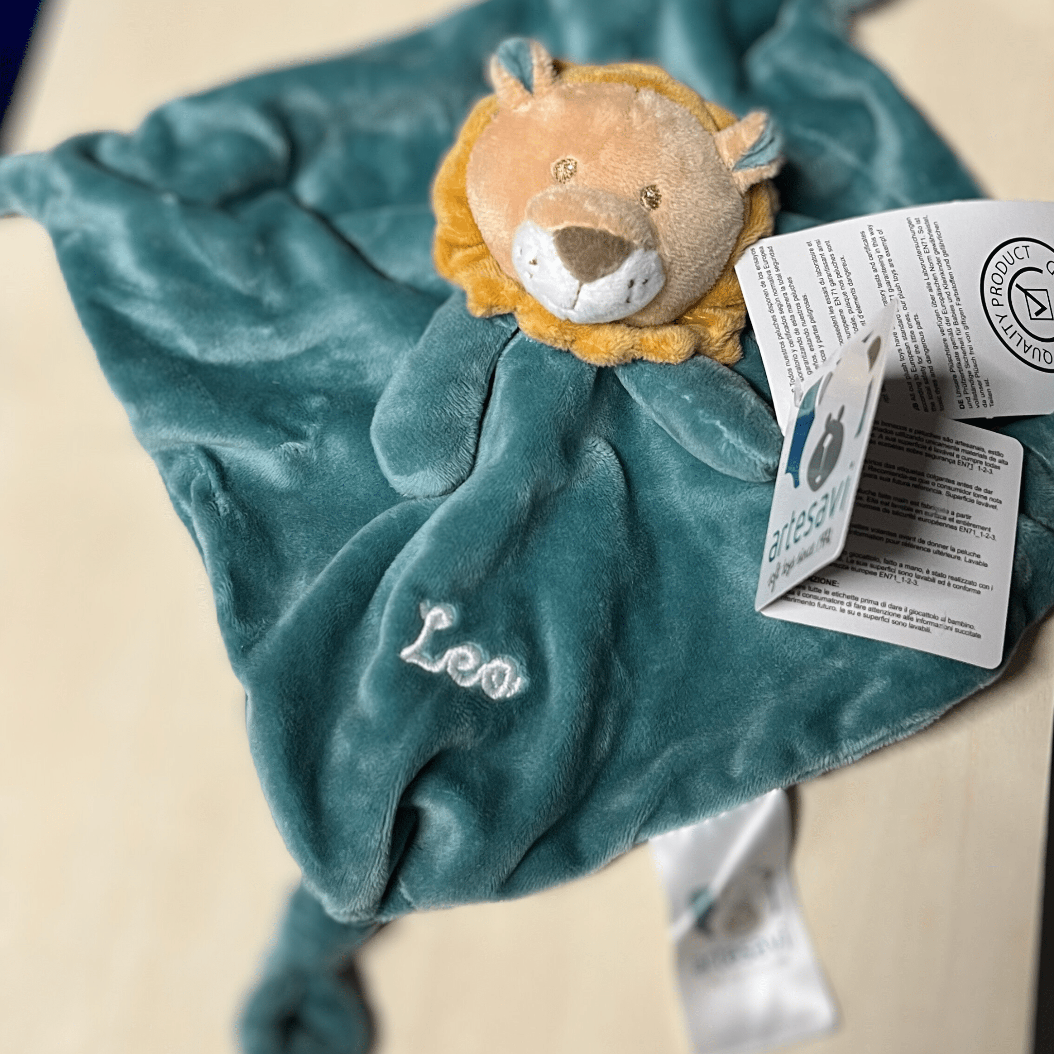 B - WARE Kuscheltuch "Leo" Löwe - wunderwunsch