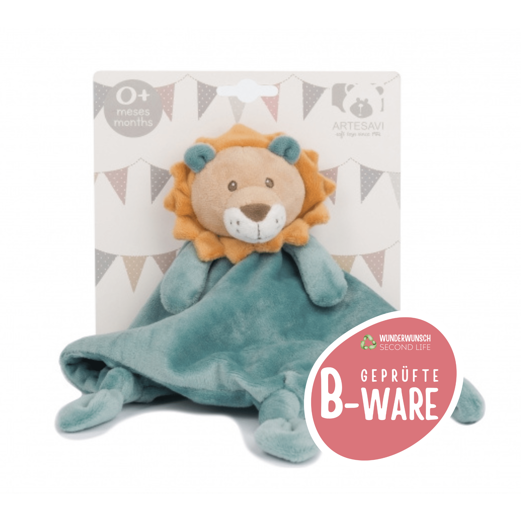 B - WARE Kuscheltuch "Leo" Löwe - wunderwunsch