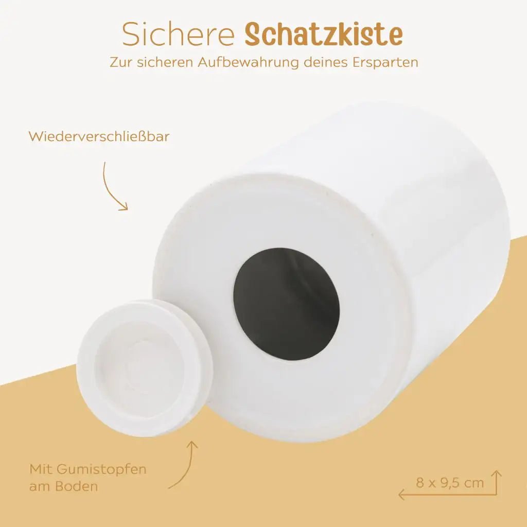 B - WARE Spardose aus Keramik - wunderwunsch