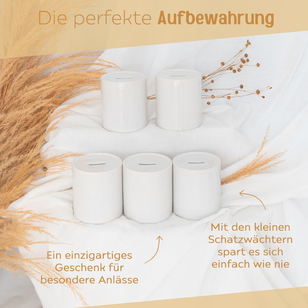 B - WARE Spardose aus Keramik - wunderwunsch