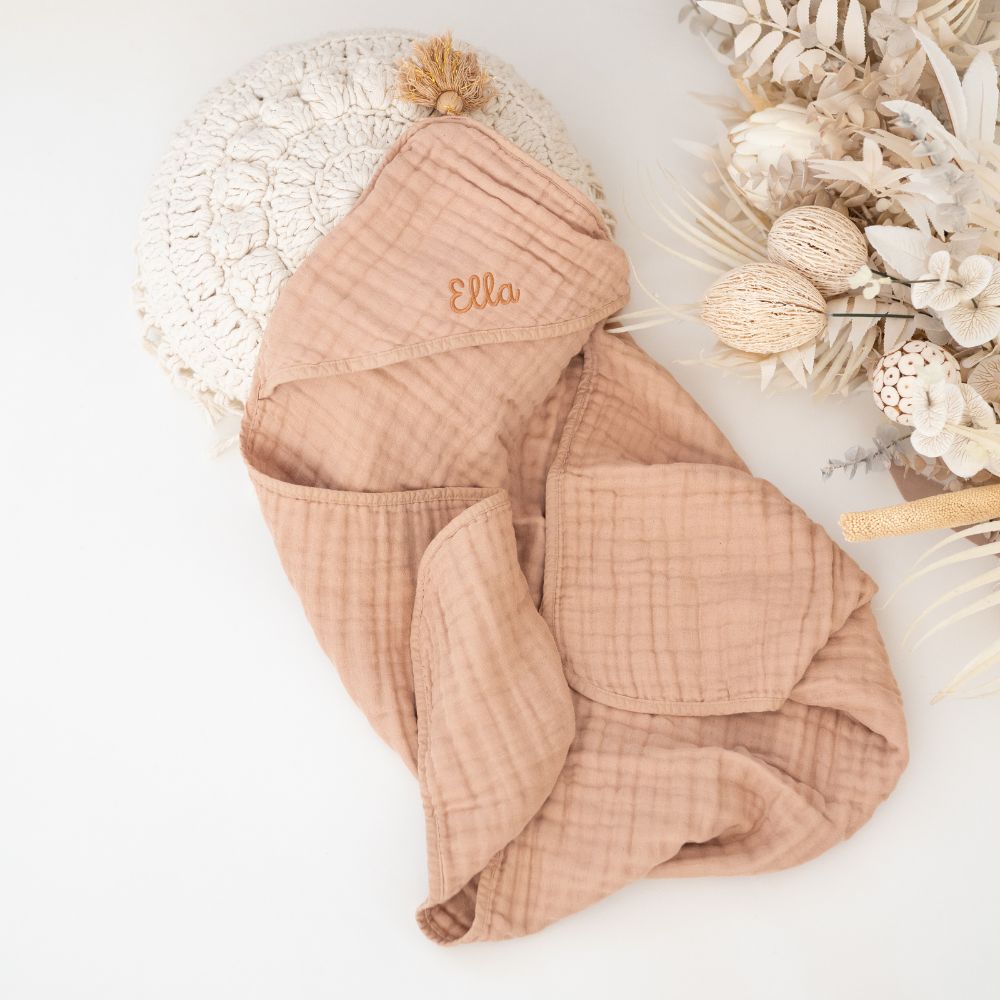 BABY BELLO Kapuzenhandtuch personalisierbar - wunderwunsch