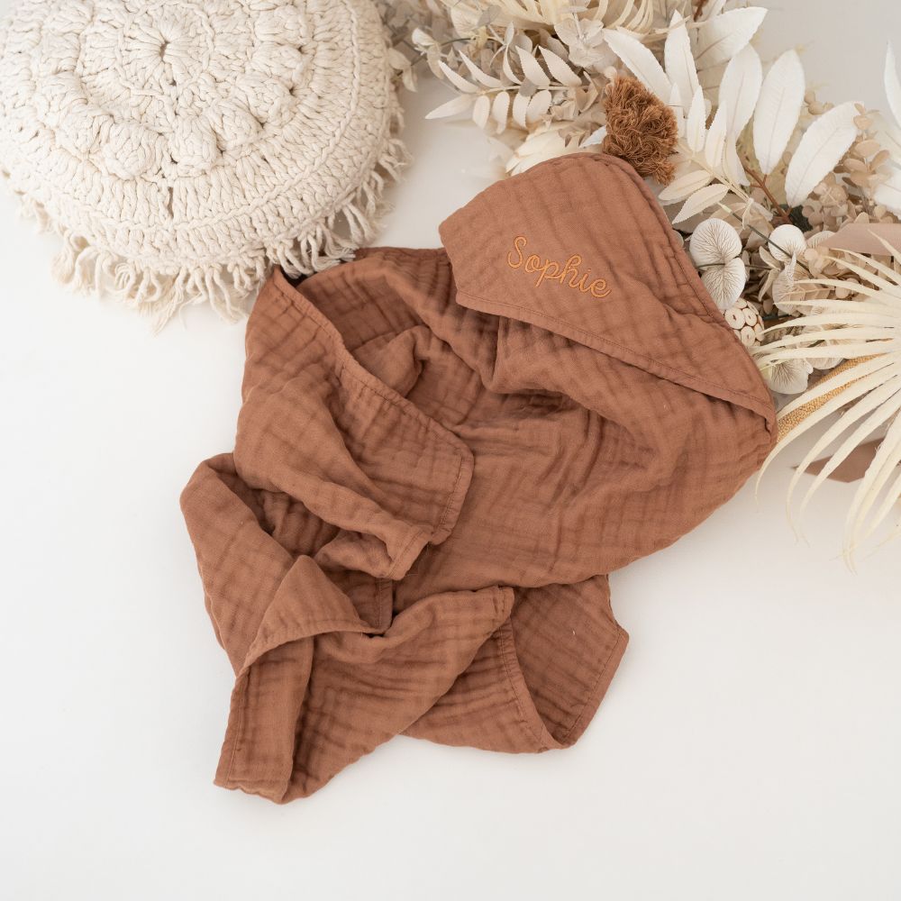 BABY BELLO Kapuzenhandtuch personalisierbar - wunderwunsch