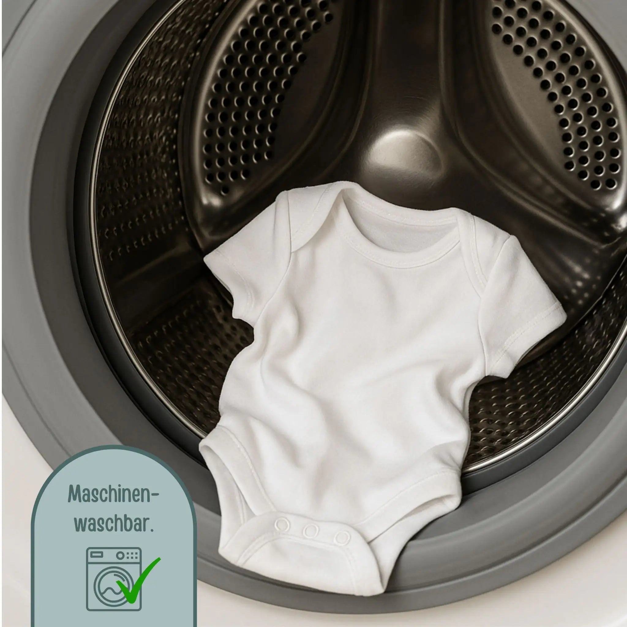 Baby Body "Mini Nachname" Herz personalisiert - wunderwunsch