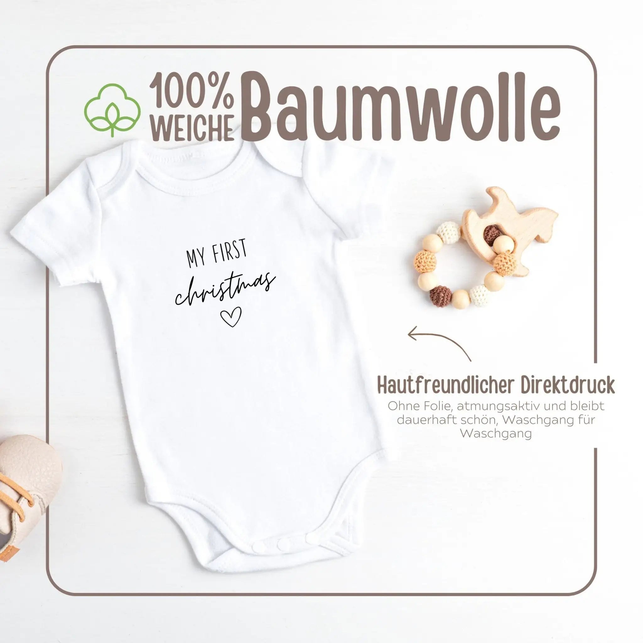 Baby Body "my first christmas" - wunderwunsch
