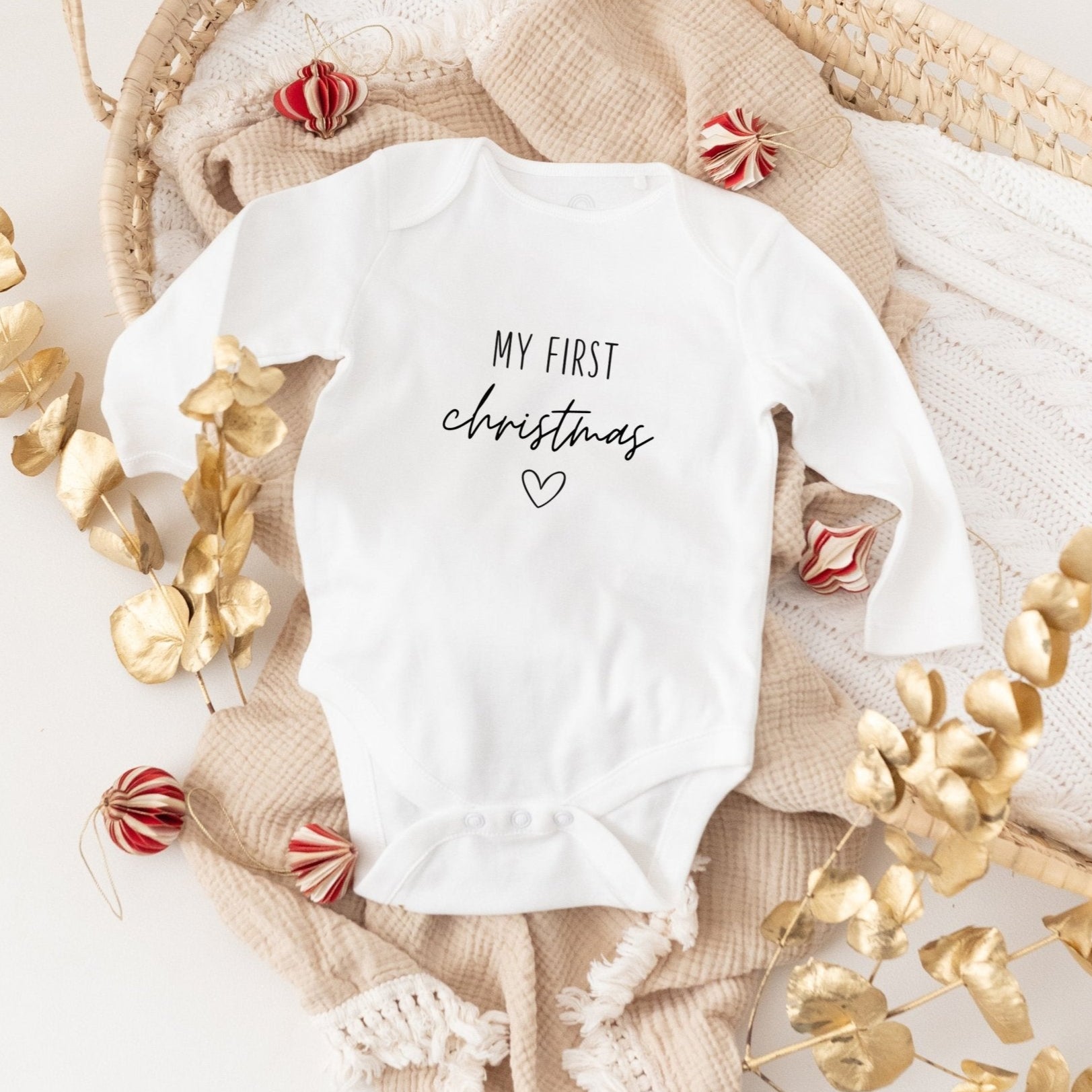 Baby Body "my first christmas" - wunderwunsch