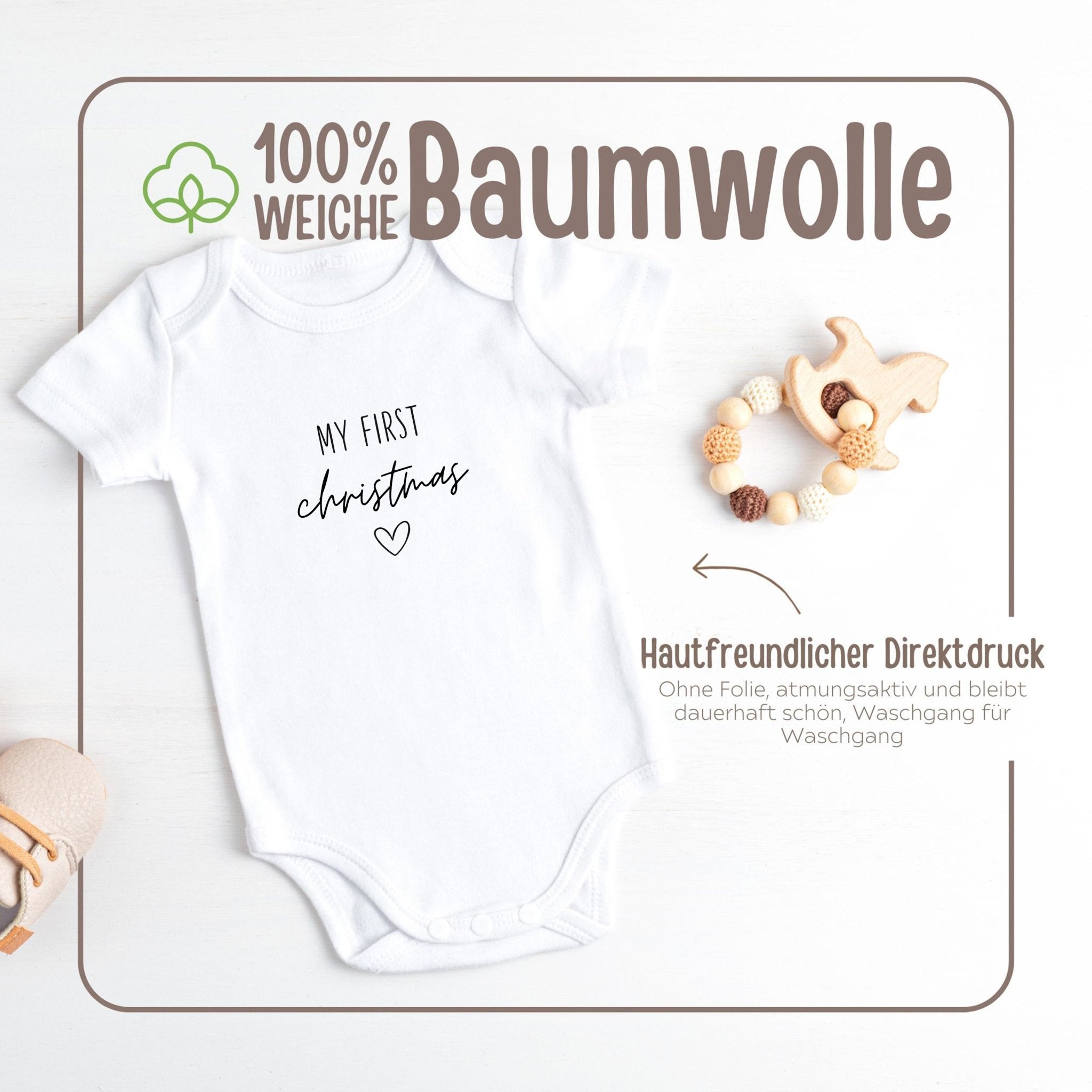 Baby Body "my first christmas" - wunderwunsch