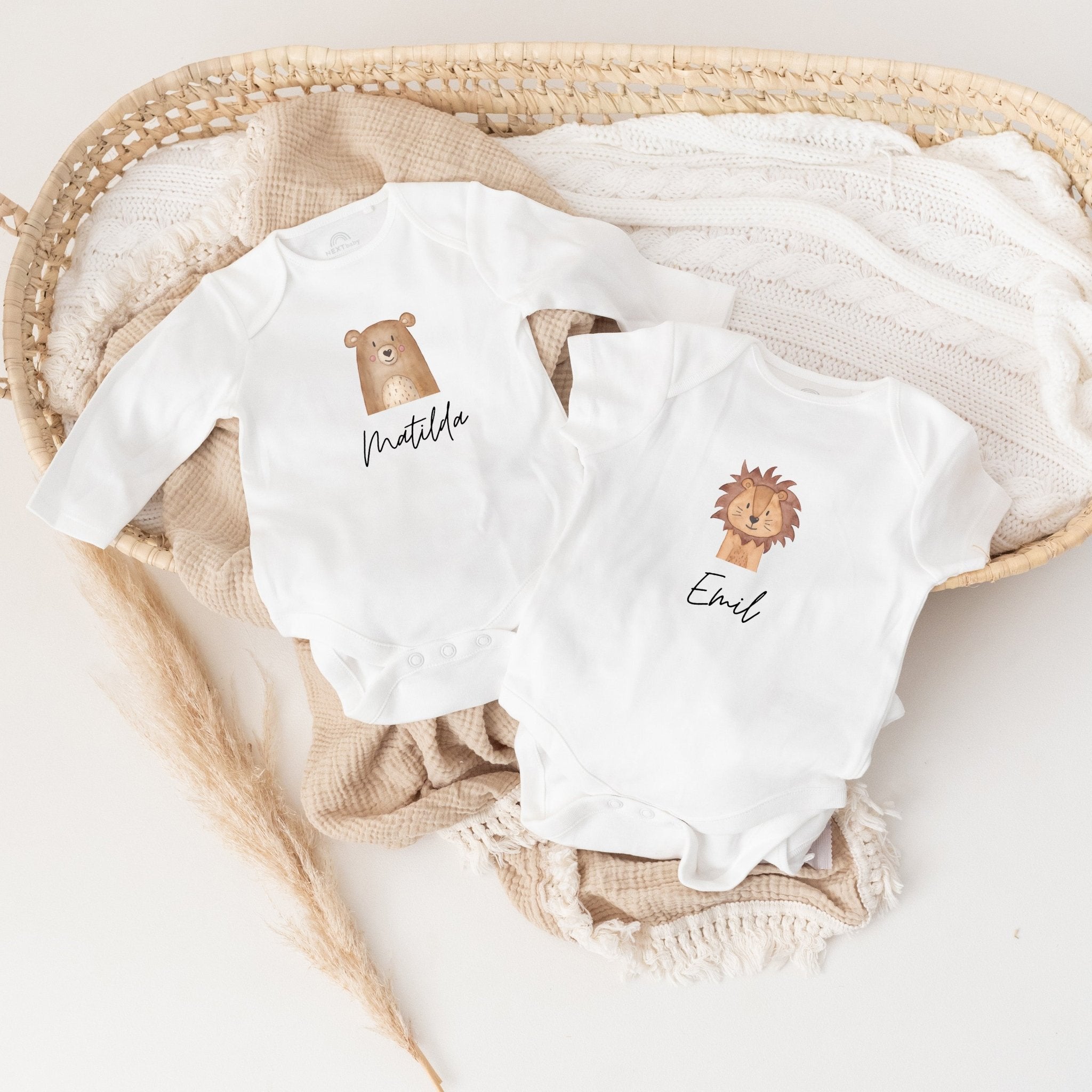 Baby Body "Tier" personalisiert - wunderwunsch