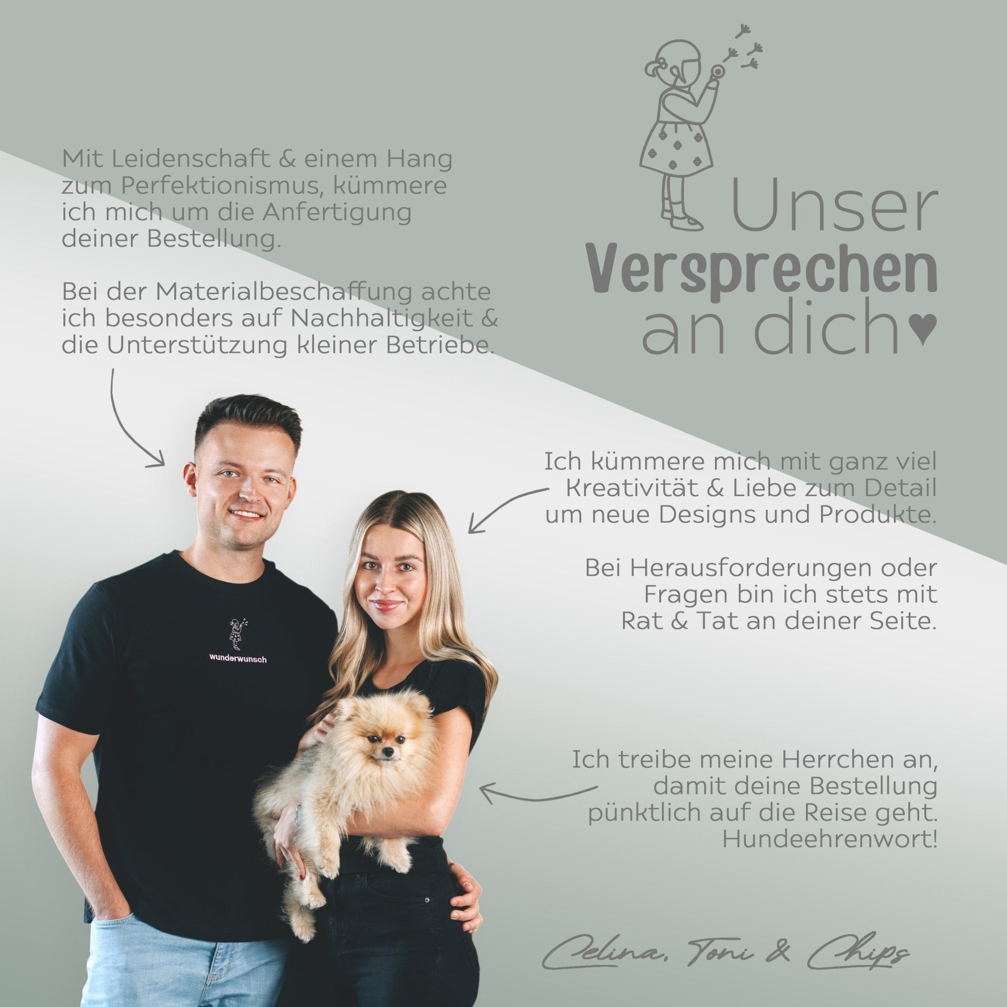 Baby/Kinder Halstuch personalisiert - wunderwunsch