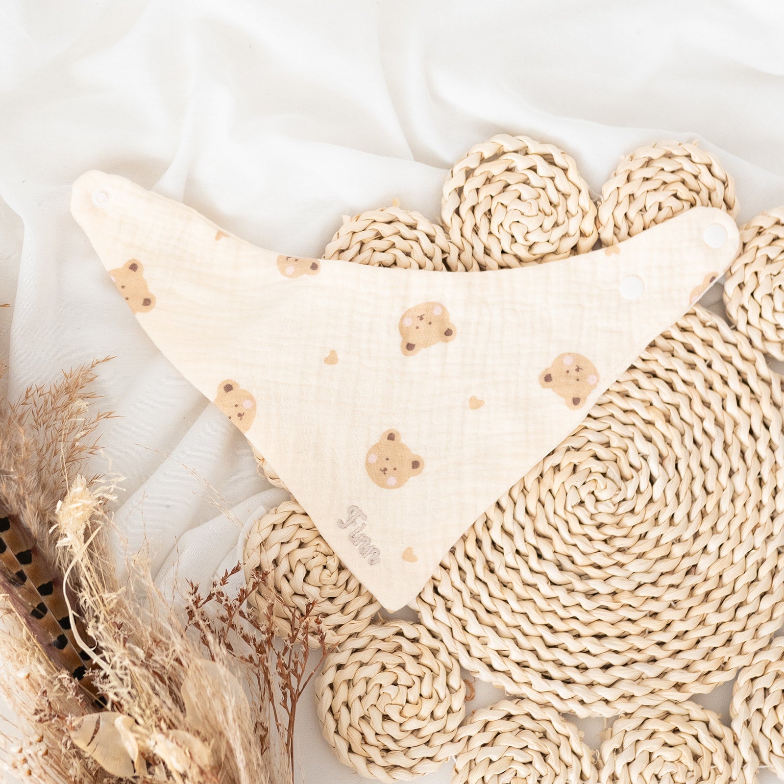 Baby/Kinder Halstuch personalisiert - wunderwunsch