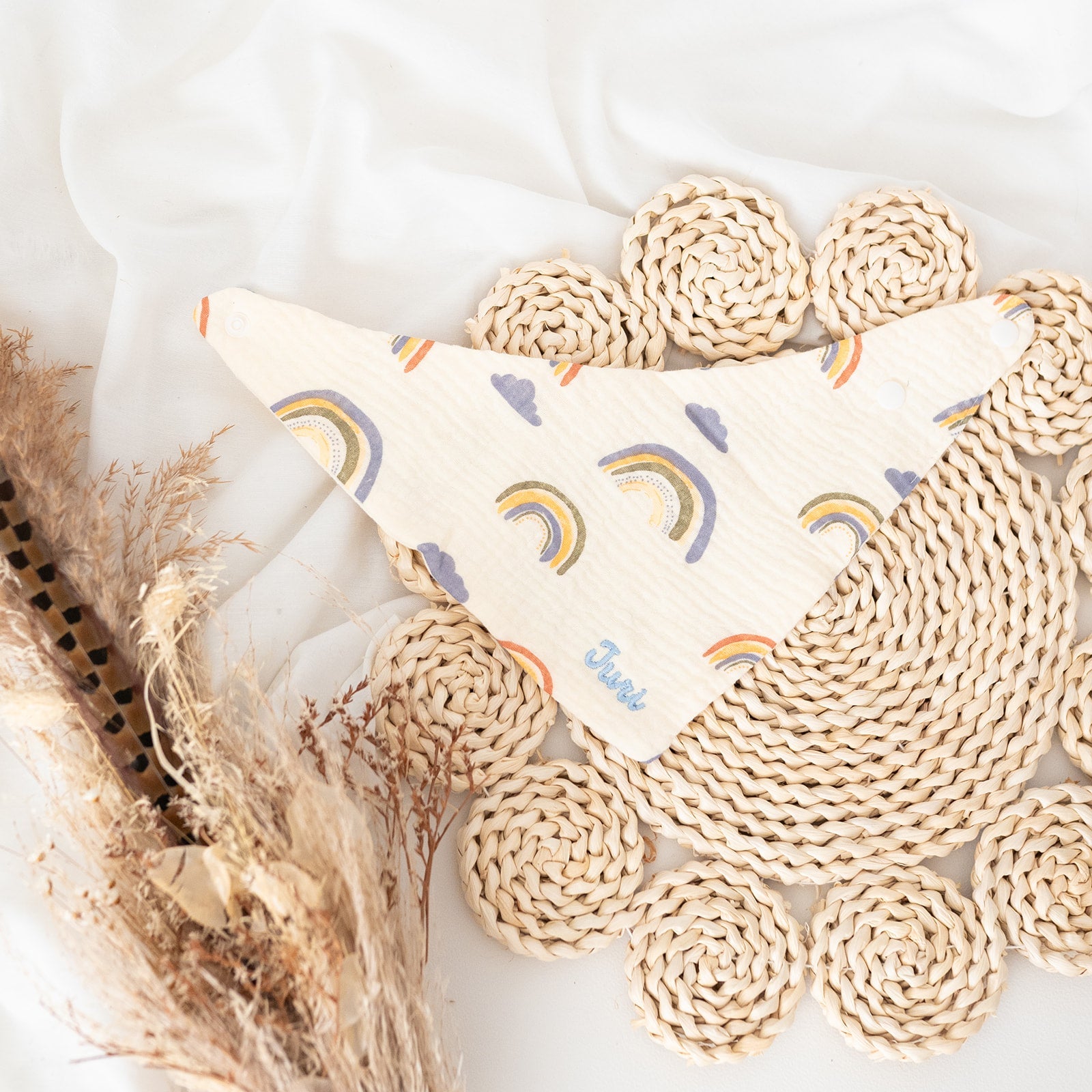 Baby/Kinder Halstuch personalisiert - wunderwunsch