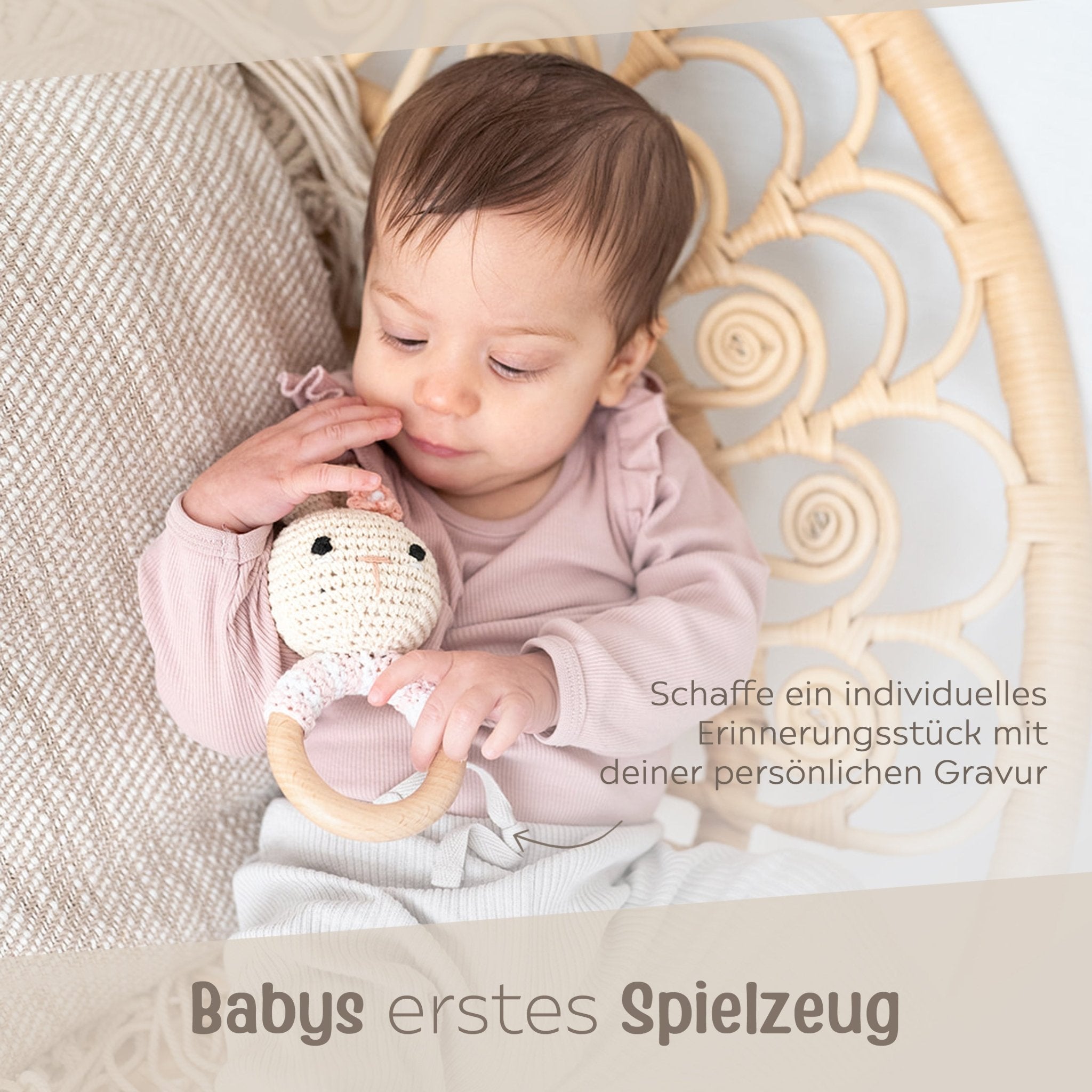 Babyrassel personalisiert - Eure Lieblinge - wunderwunsch
