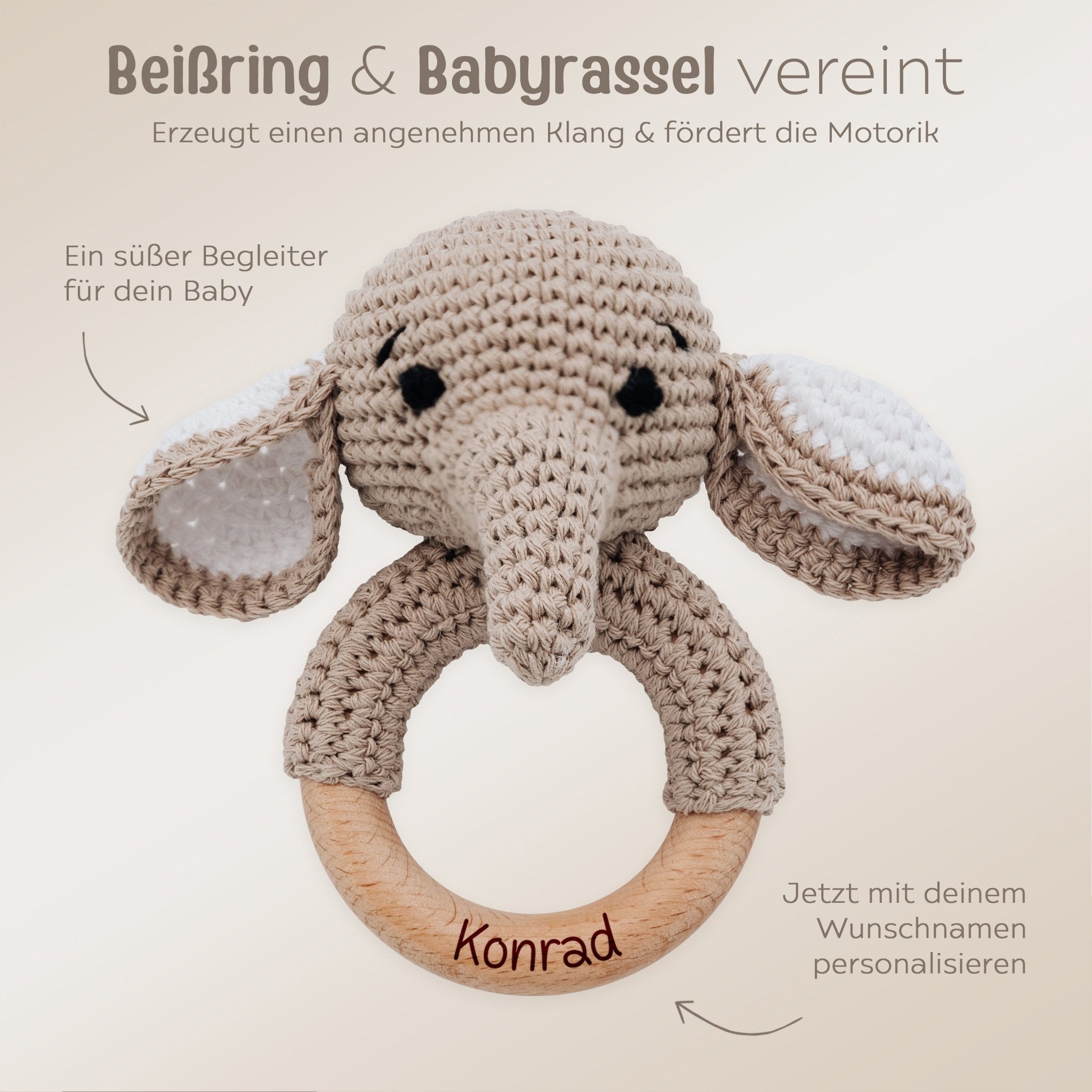 Babyrassel personalisiert - Eure Lieblinge - wunderwunsch