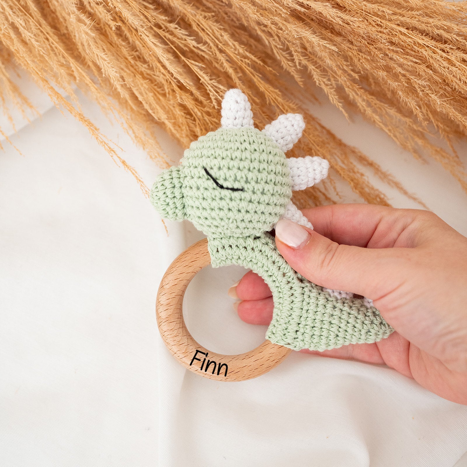 Babyrassel personalisiert - wunderwunsch