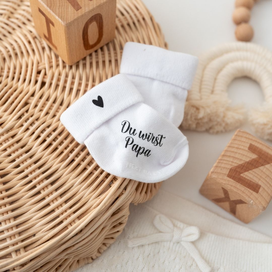 Babysocke Schwangerschaft verkünden - wunderwunsch