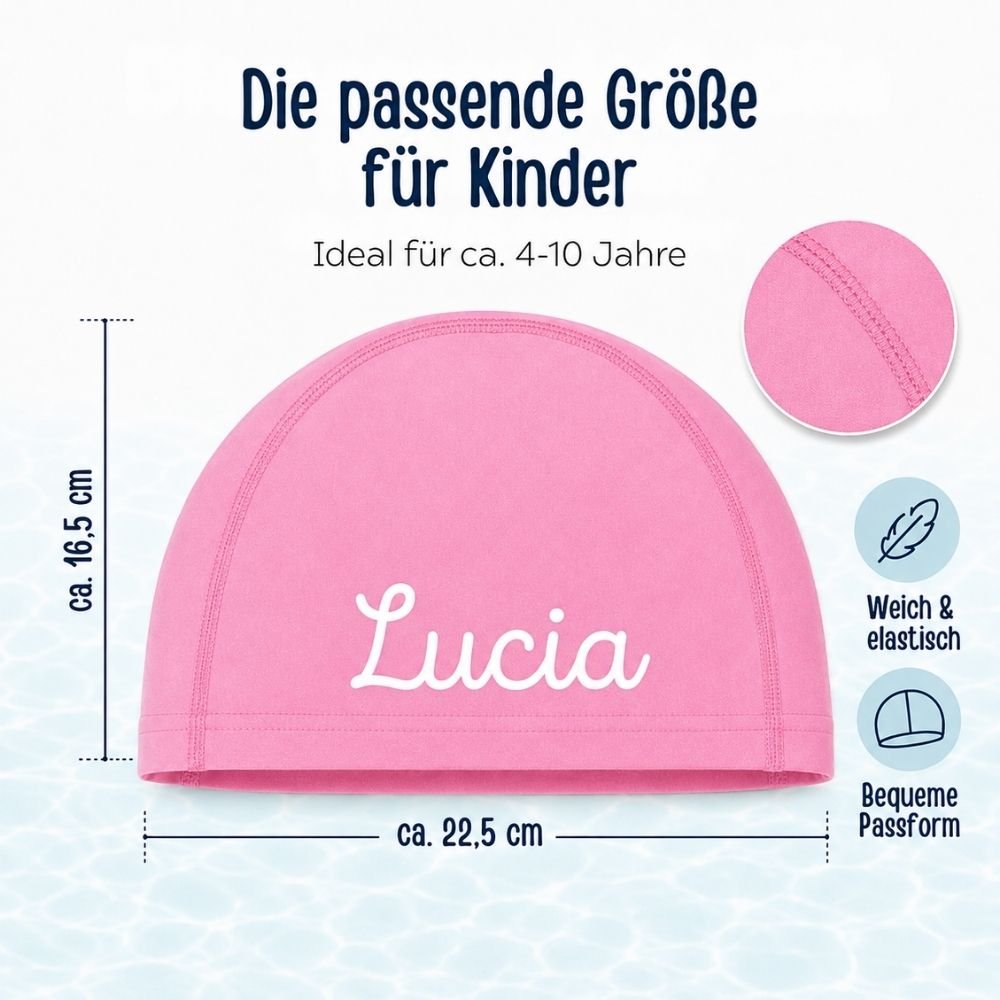 Badekappe Kinder personalisiert - wunderwunsch