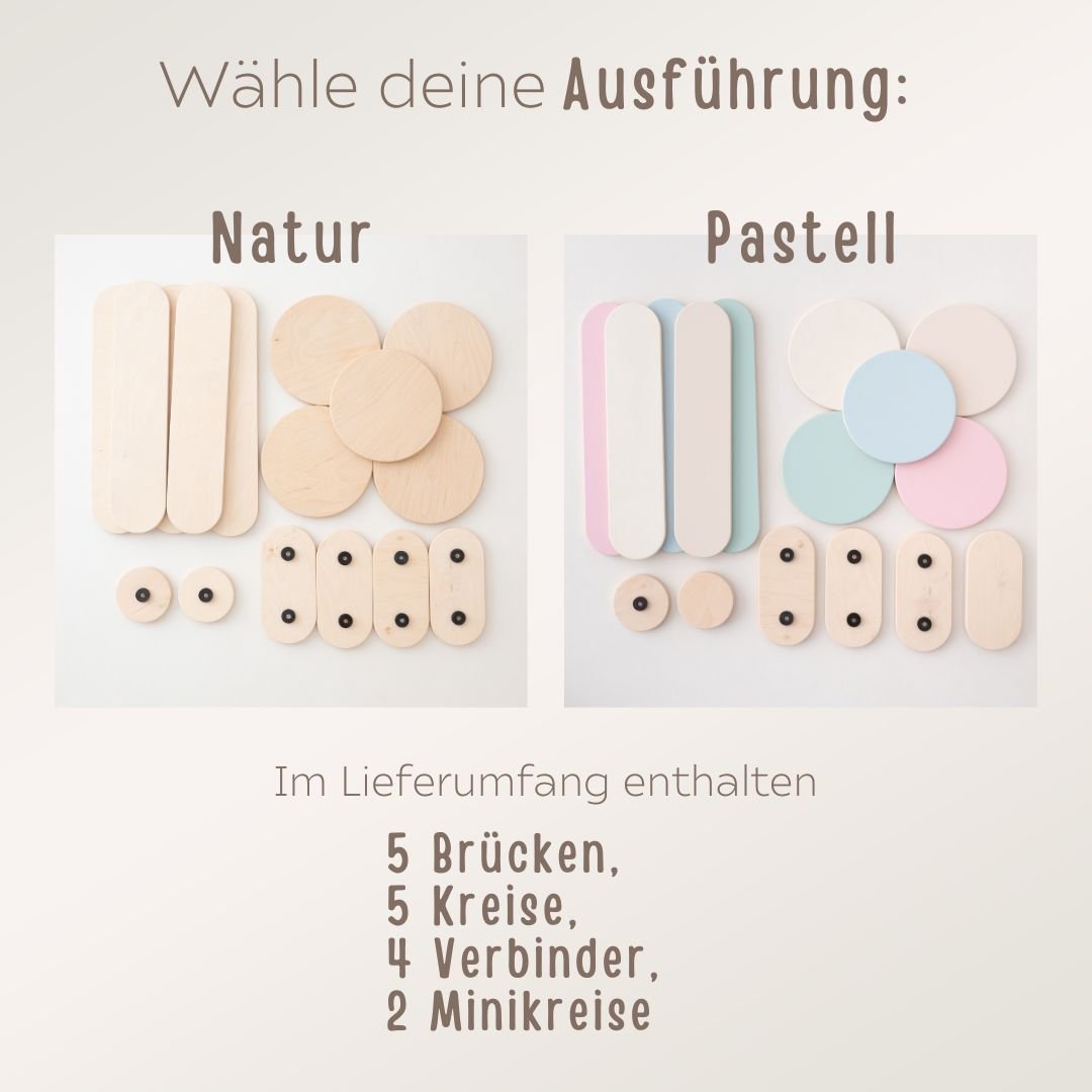 Balancespiel Set aus Holz - wunderwunsch