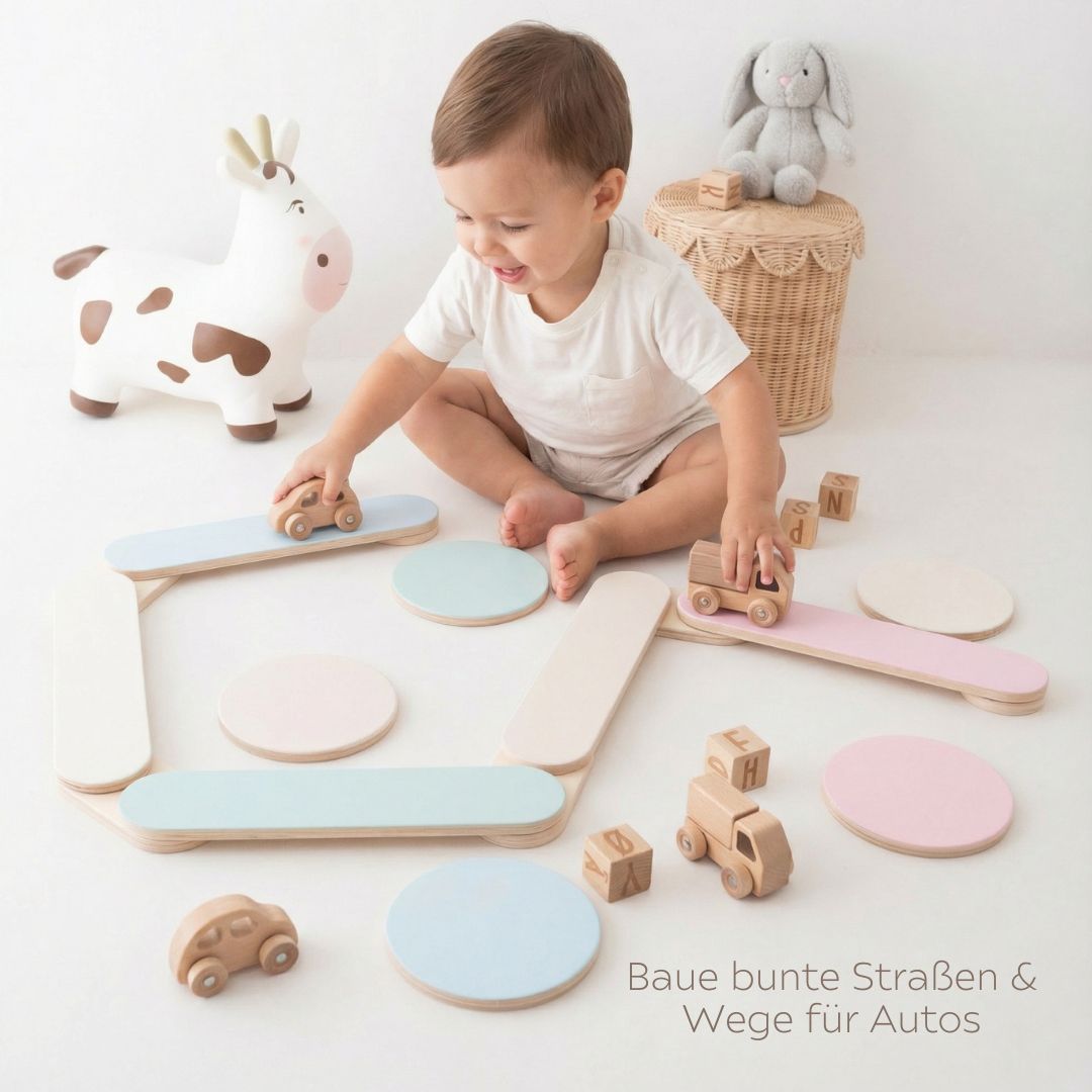 Balancespiel Set aus Holz - wunderwunsch