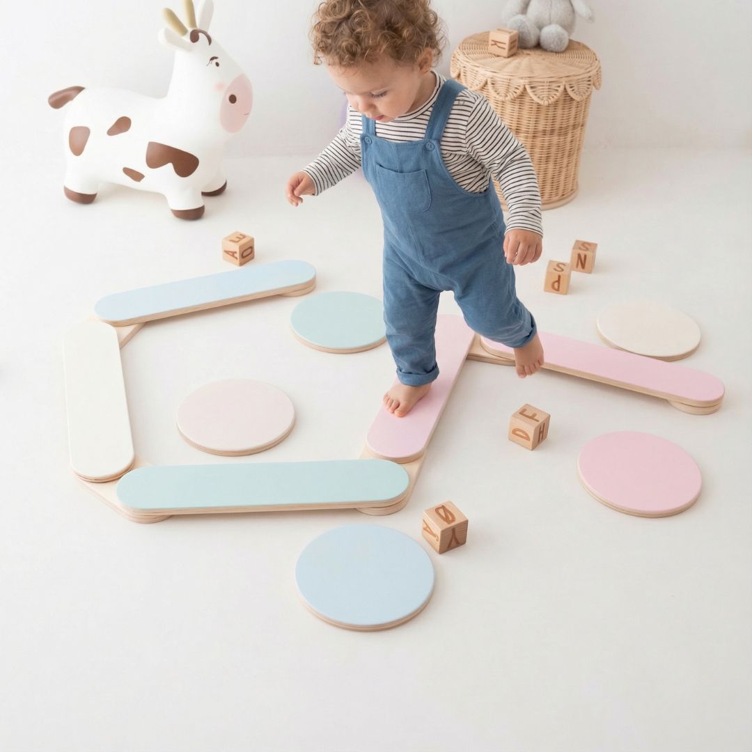 Balancespiel Set aus Holz - wunderwunsch