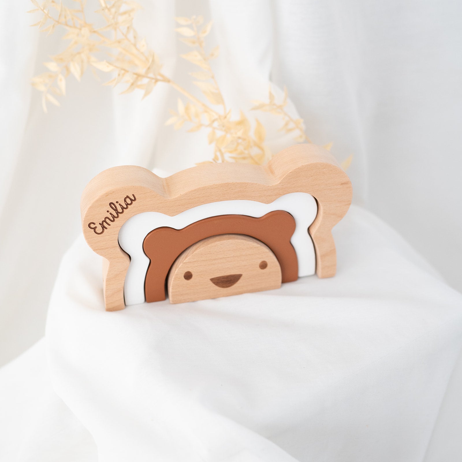BAMBAM Stapelspiel "Bär" personalisiert - wunderwunsch