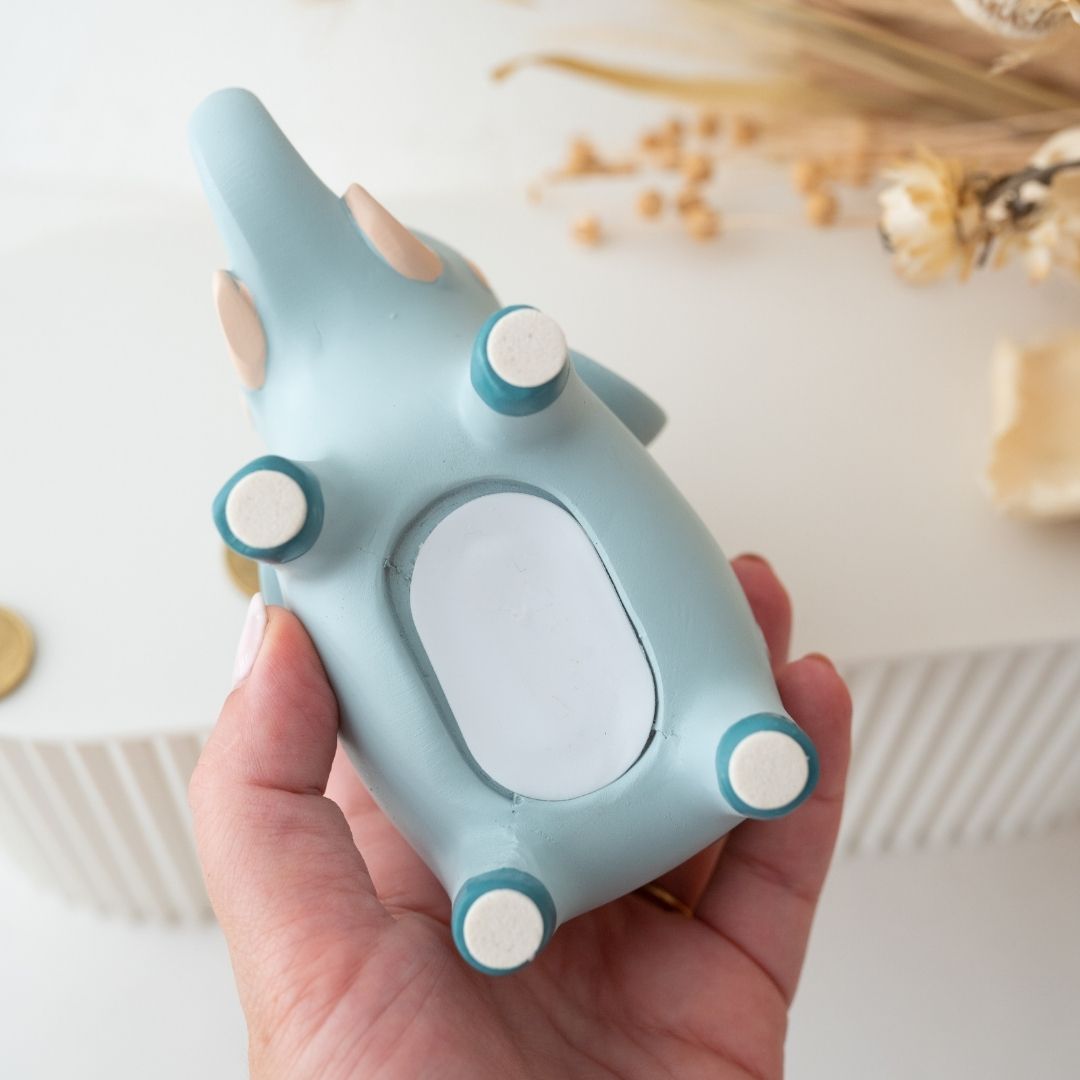 BAMBINO Spardose Resin Löwe, Elefant, Zebra - personalisierbar - wunderwunsch