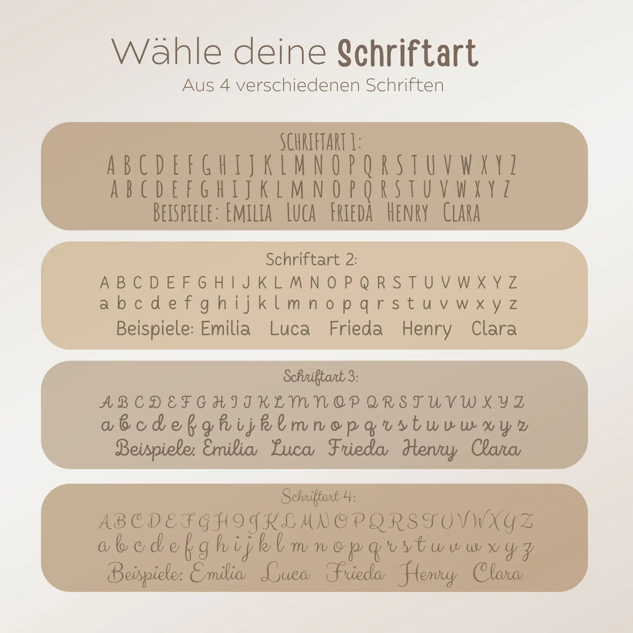 Bambus Besteck - Set mit Silikon personalisierbar - wunderwunsch