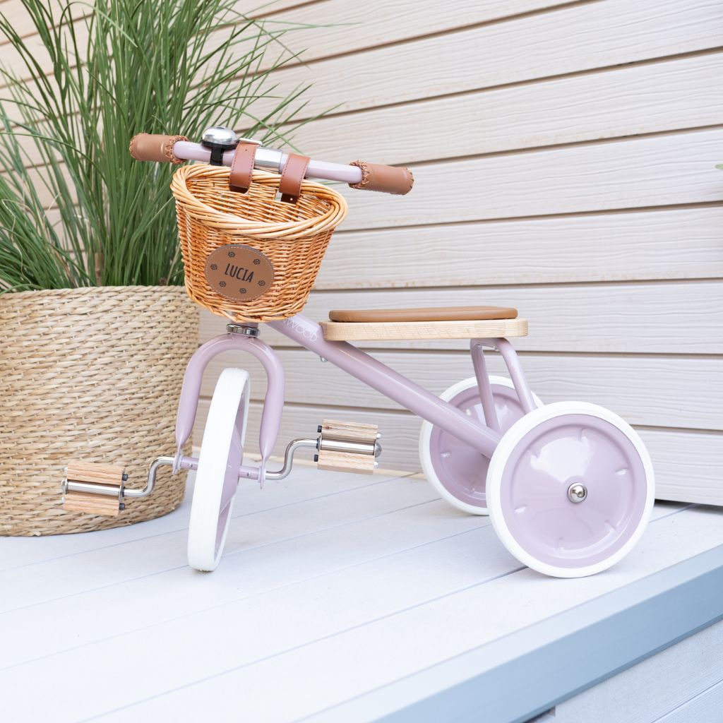BANWOOD Dreirad mit Patch personalisierbar - wunderwunsch