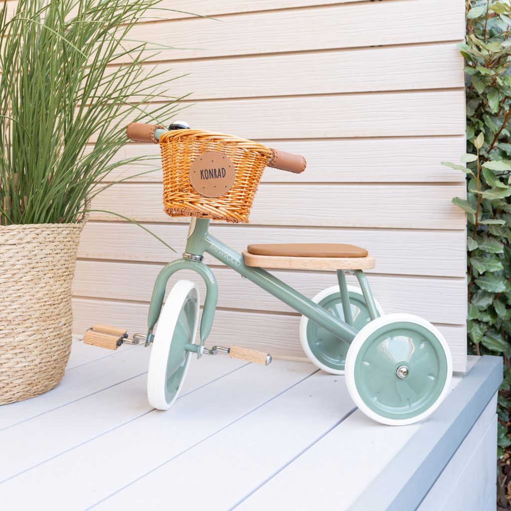 BANWOOD Dreirad mit Patch personalisierbar - wunderwunsch