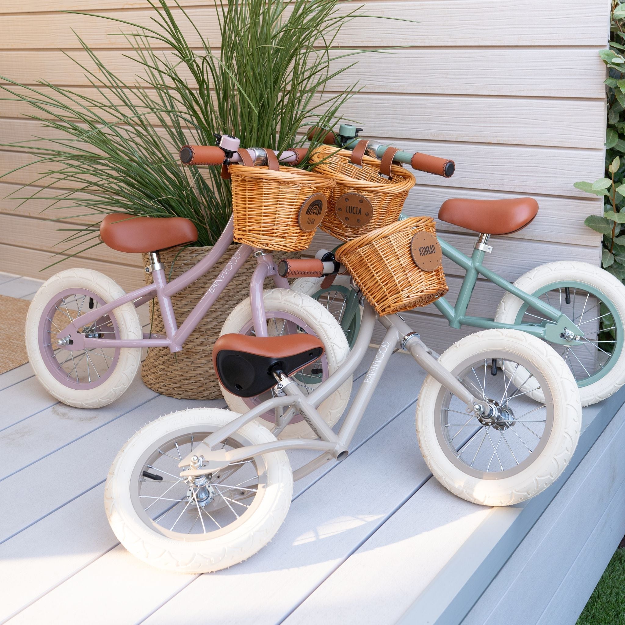 BANWOOD Laufrad mit personalisierbaren Patch - wunderwunsch