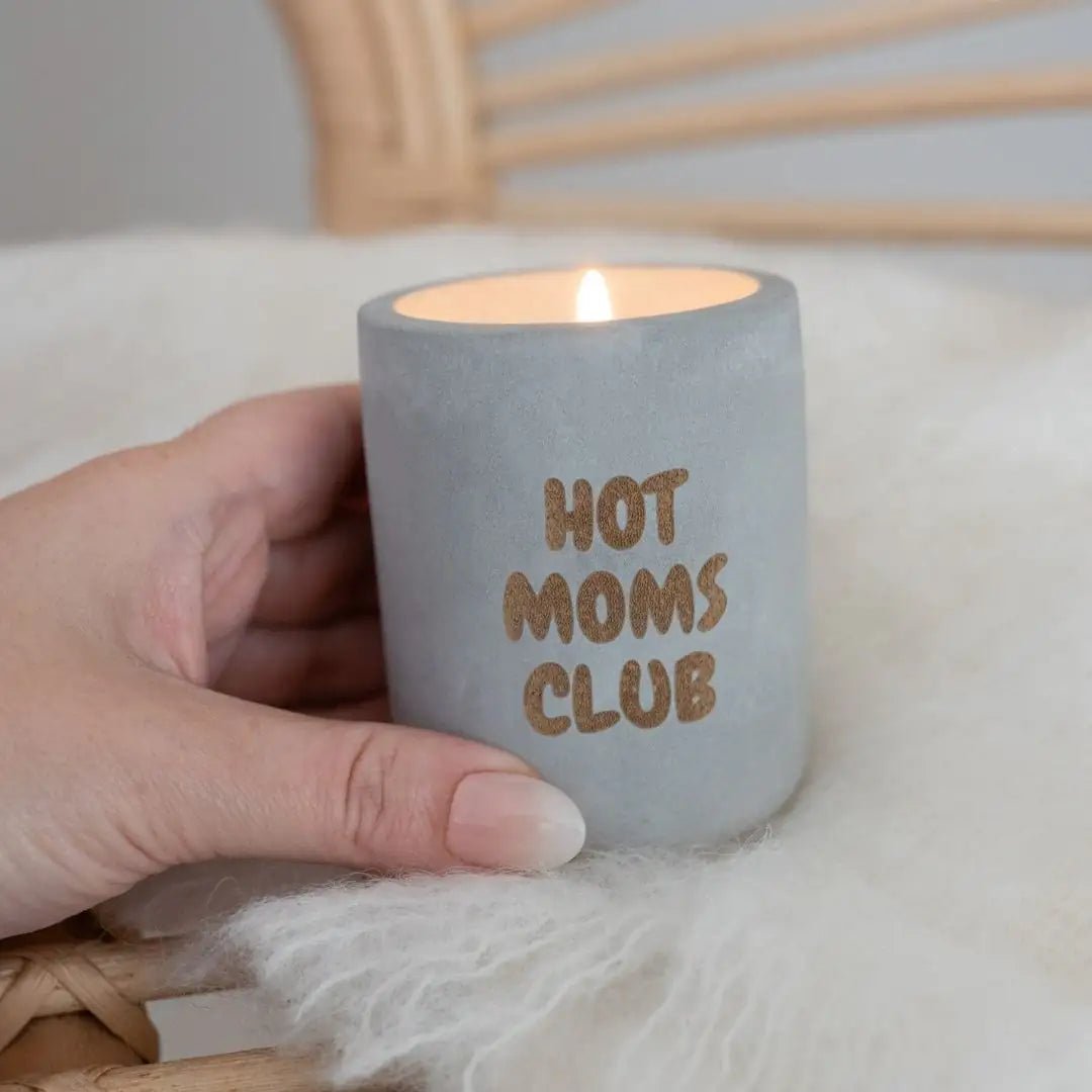 Beton Kerze - Hot Moms Club - wunderwunsch
