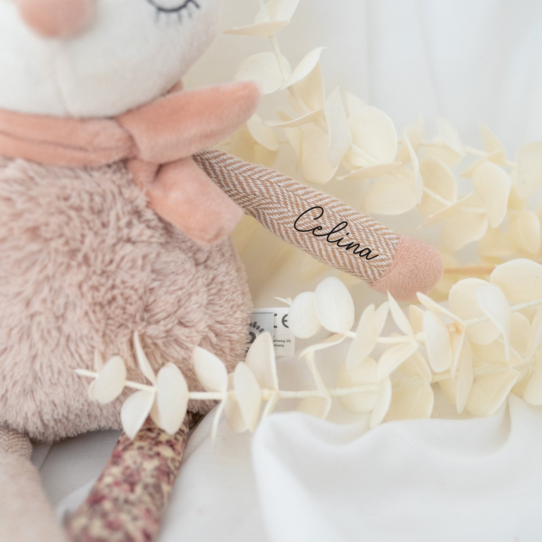 BIECO Großes Kuscheltier Fuchs oder Reh personalisiert - wunderwunsch