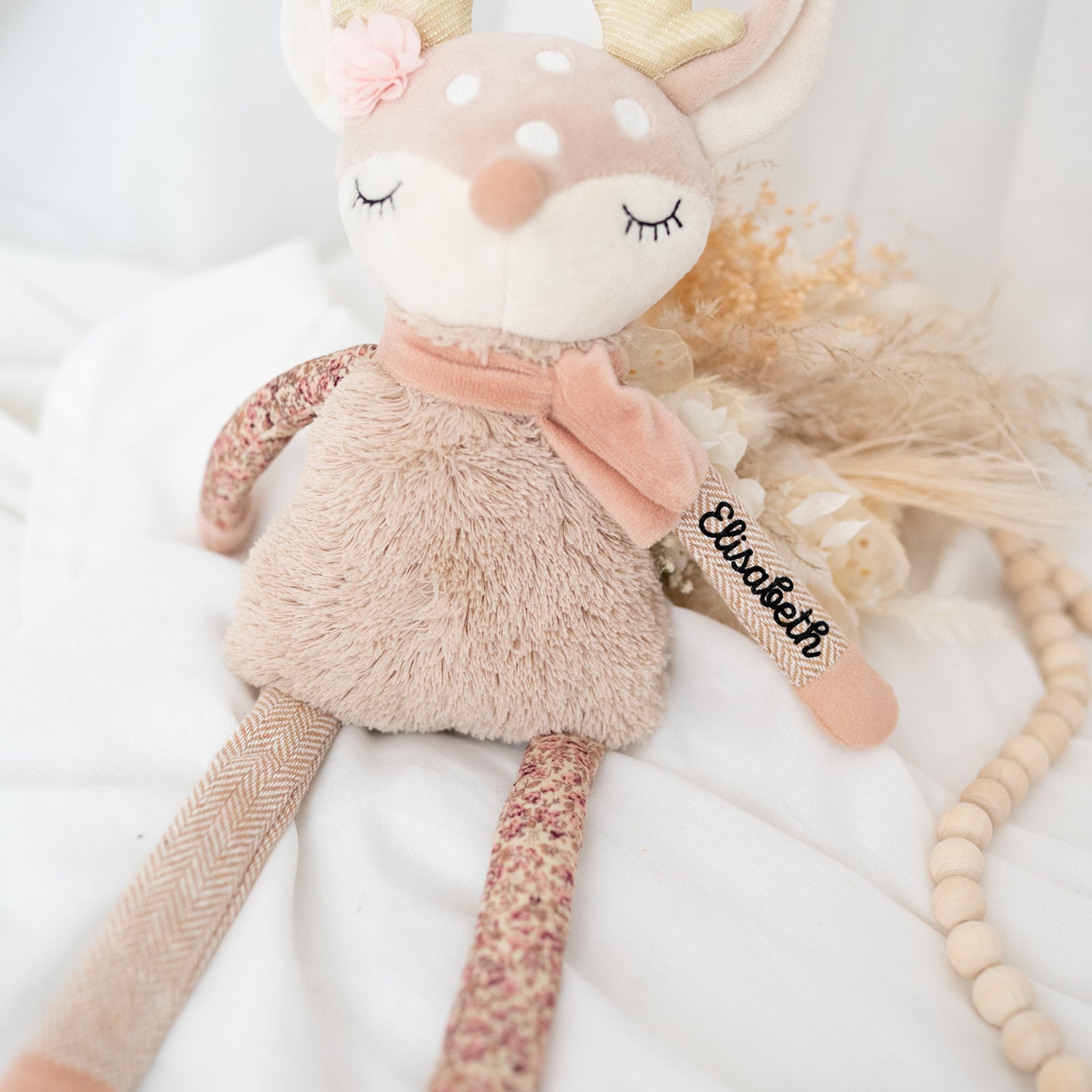 BIECO Großes Kuscheltier Igel oder Reh personalisiert - wunderwunsch