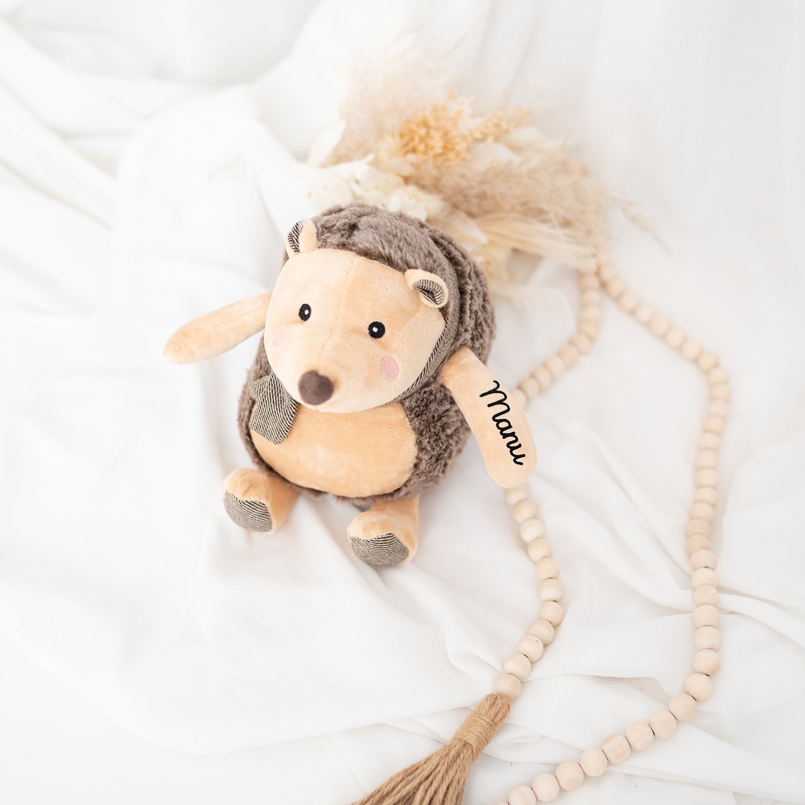 BIECO Großes Kuscheltier Igel oder Reh personalisiert - wunderwunsch