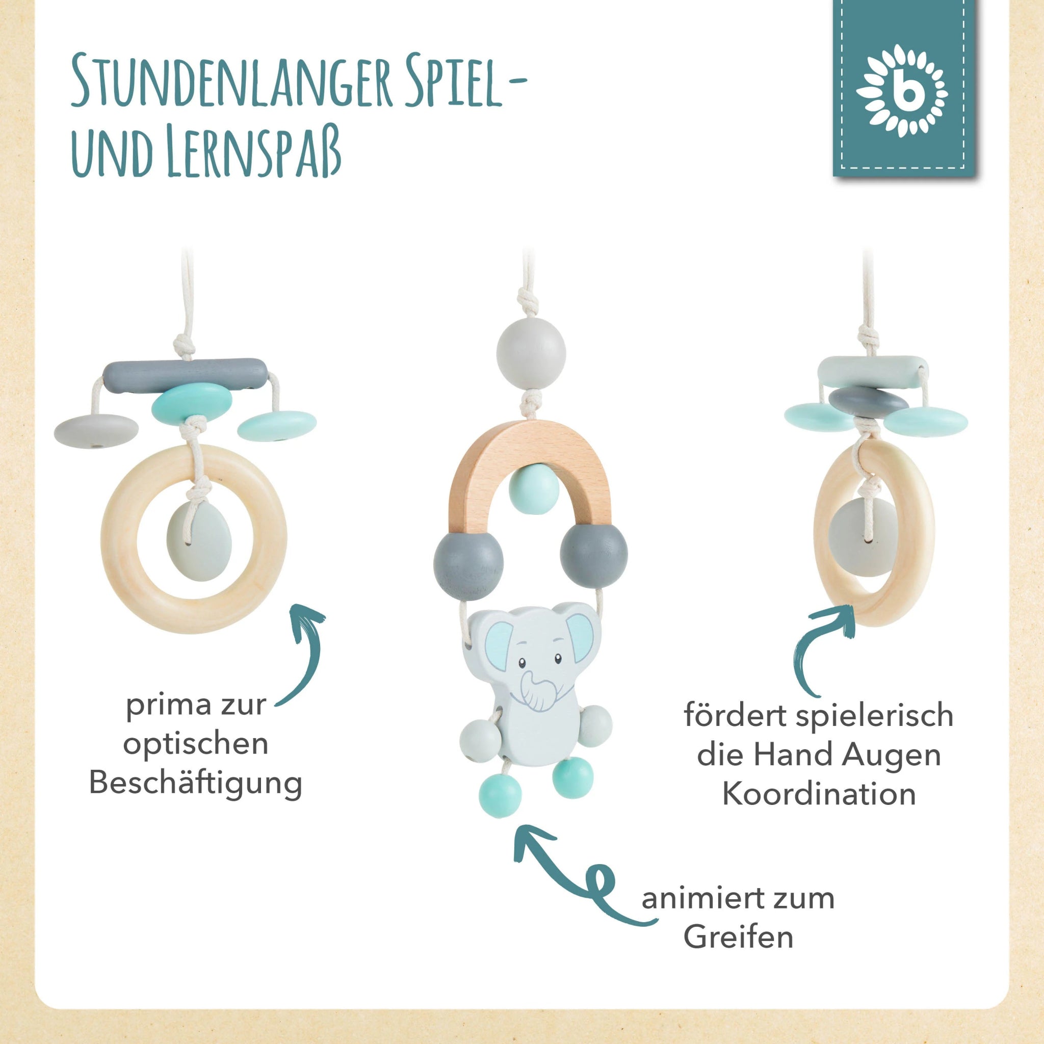 BIECO Spielbogen Elefant - wunderwunsch