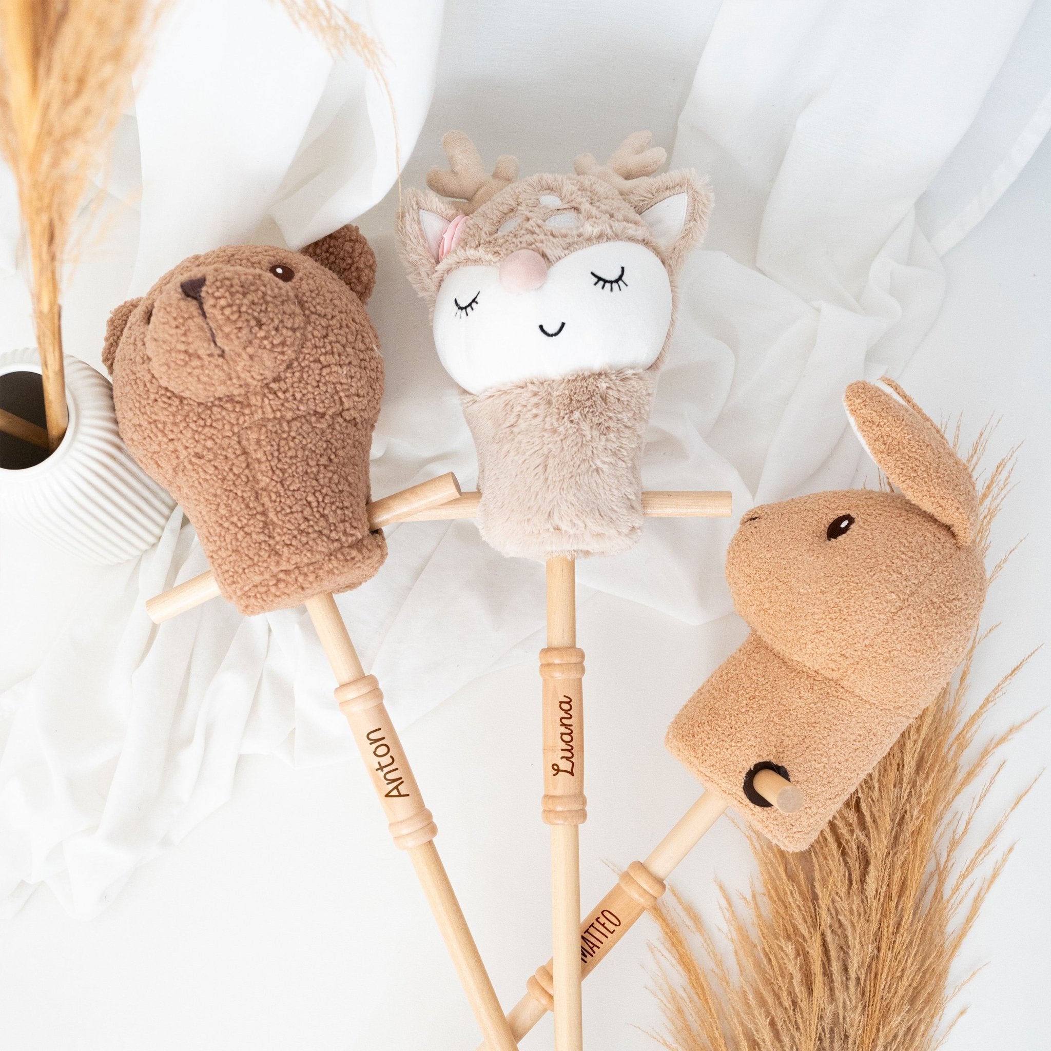 BIECO Steckentier personalisiert - Bär, Reh, Hase - wunderwunsch