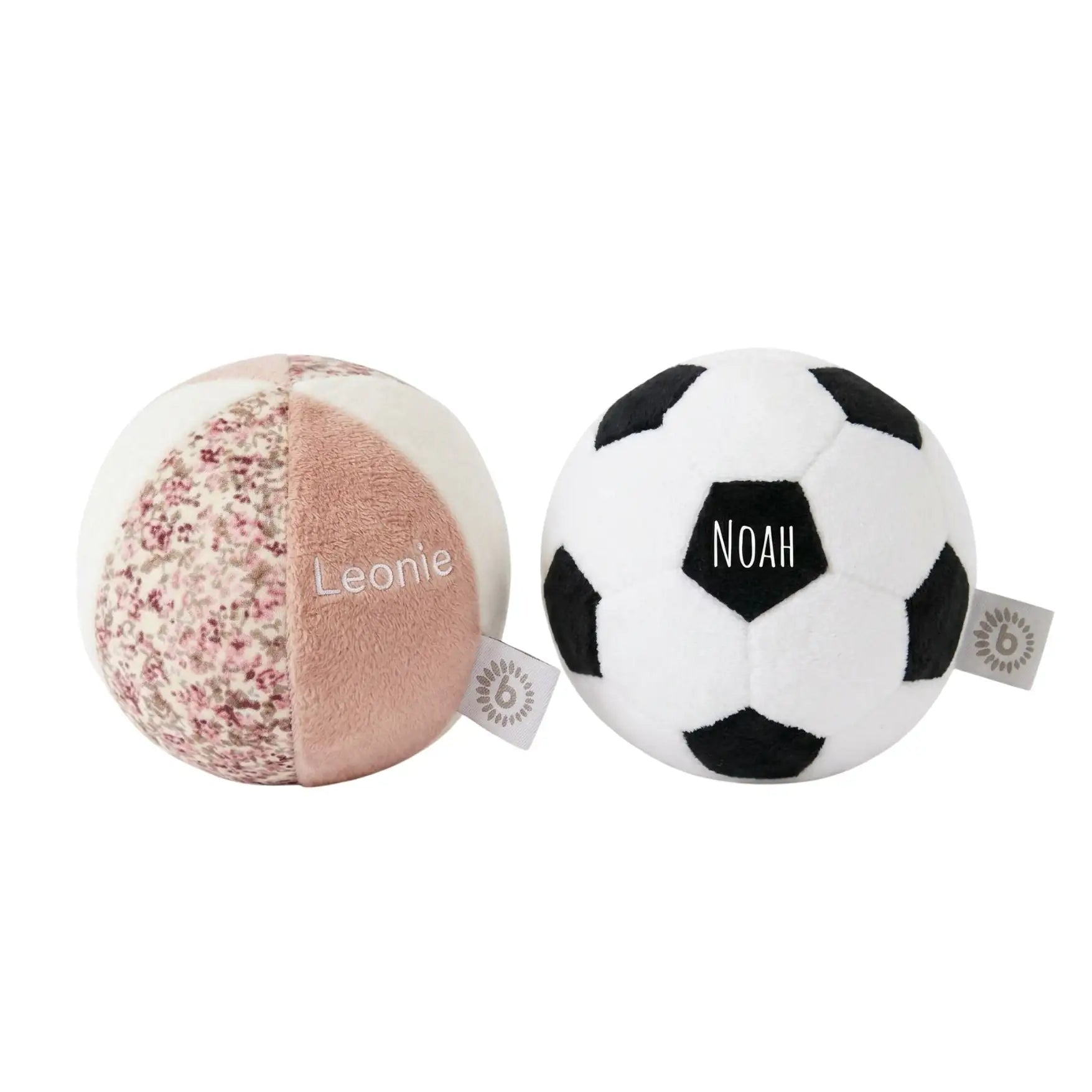 BIECO Stoffball mit Rassel personalisierbar - wunderwunsch