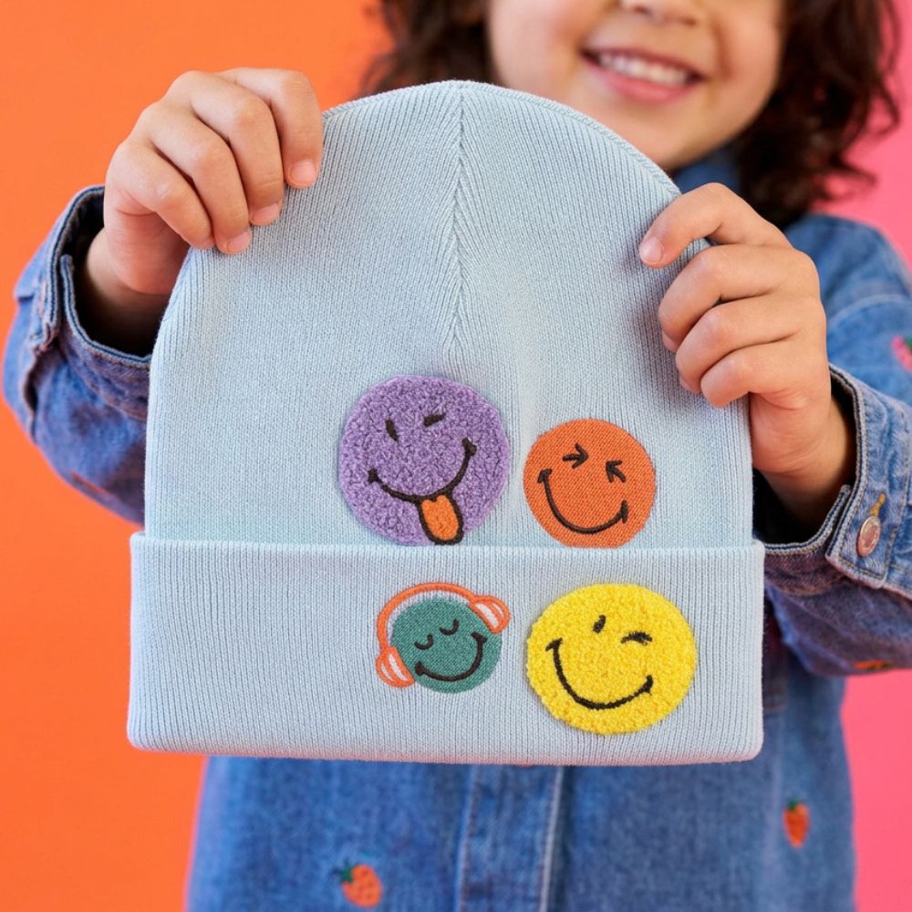 LÄSSIG Beanie Mütze - Smileyworld