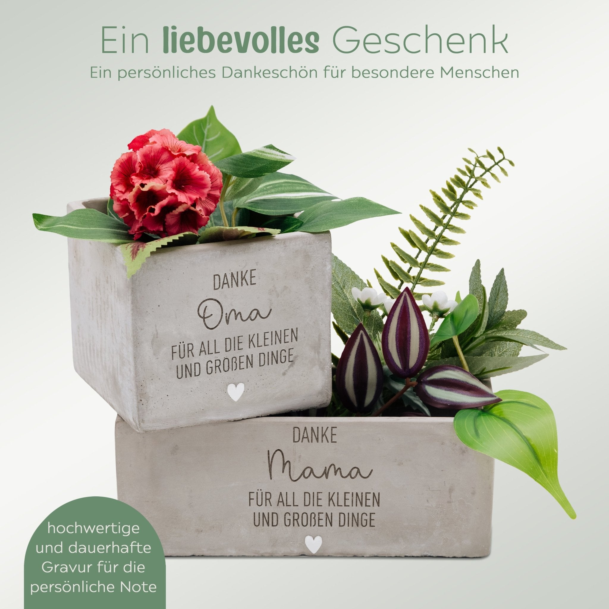 Blumentopf - Danke, für all die kleinen und großen Dinge - wunderwunsch
