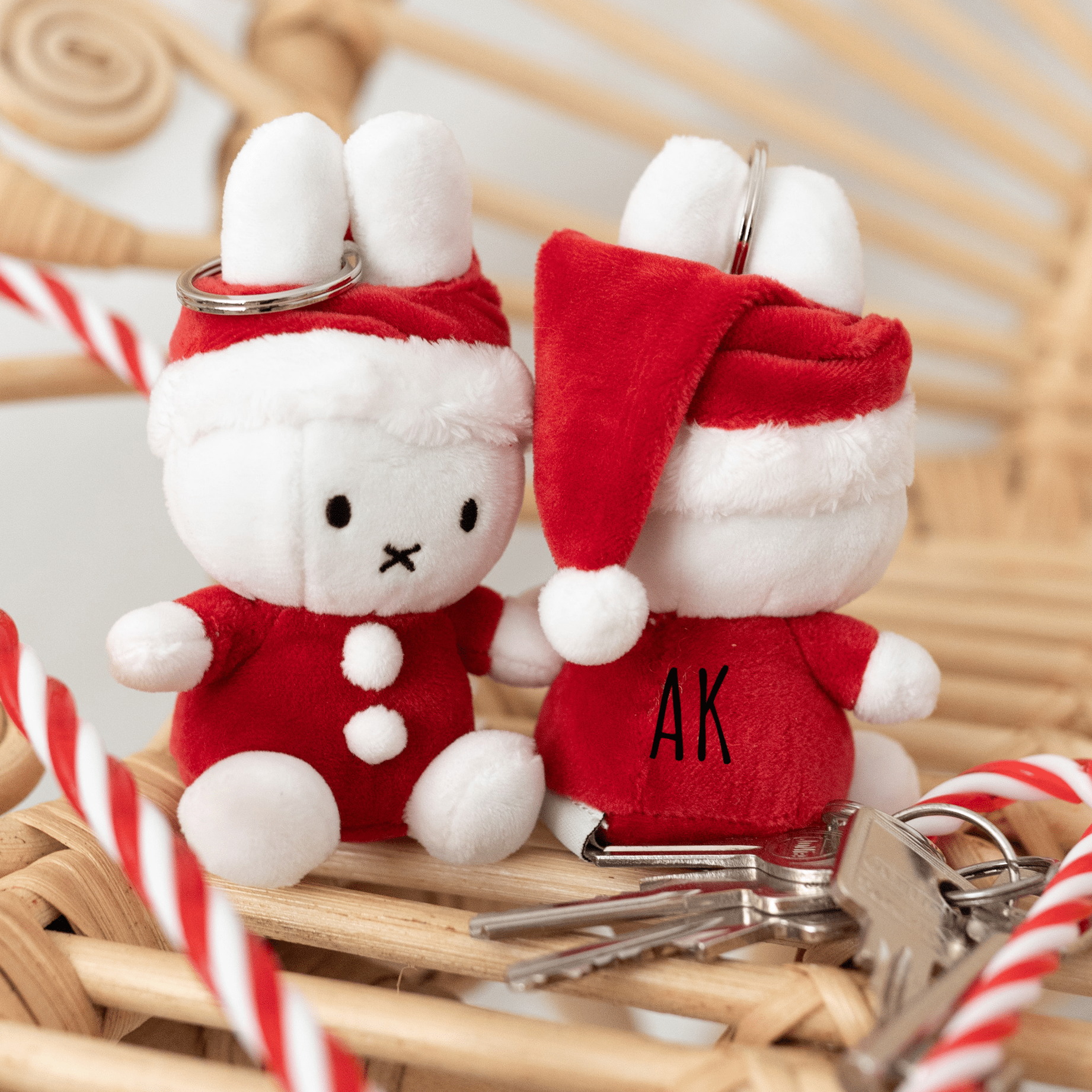 BON TON TOYS Miffy Weihnachten Schlüsselanhänger - wunderwunsch