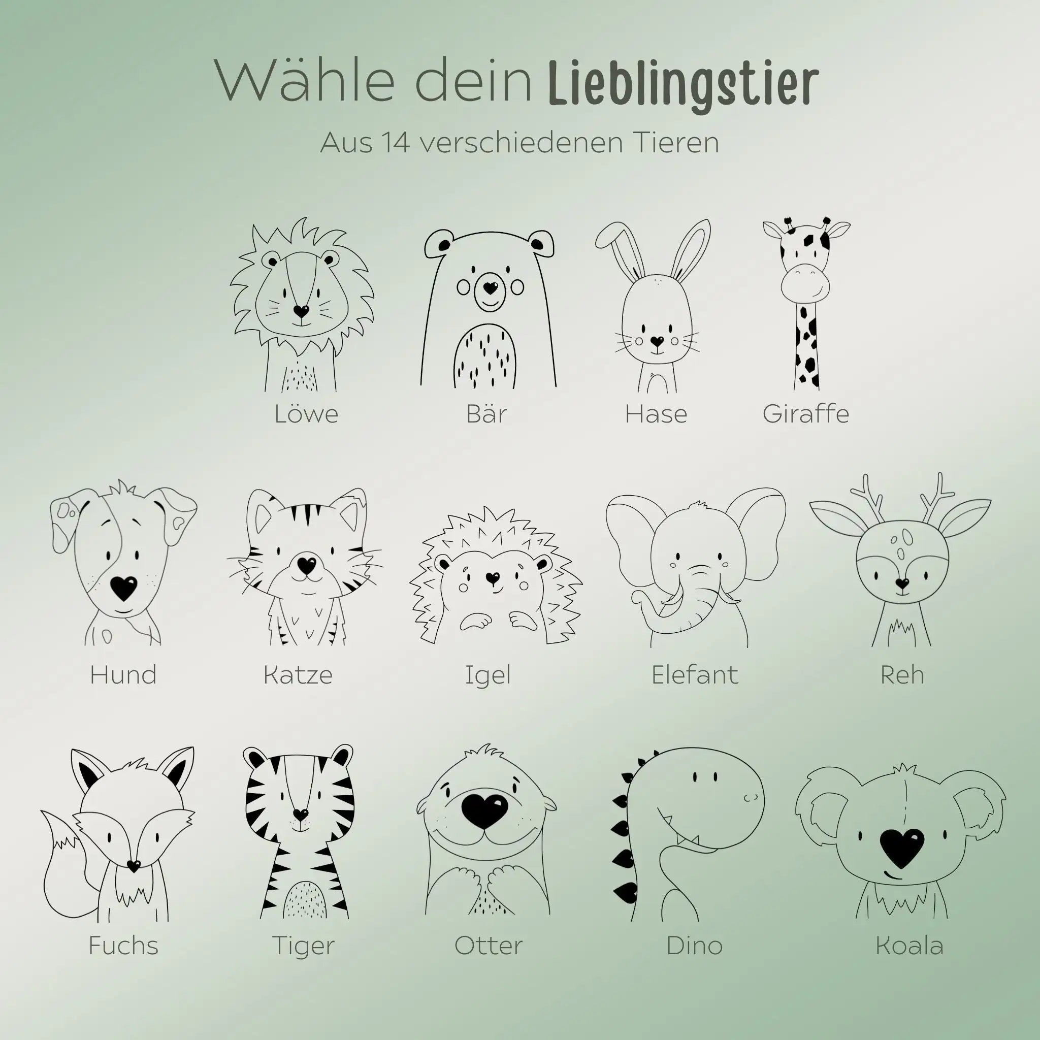 Brotdose Edelstahl personalisiert - Tier groß Gravur - wunderwunsch