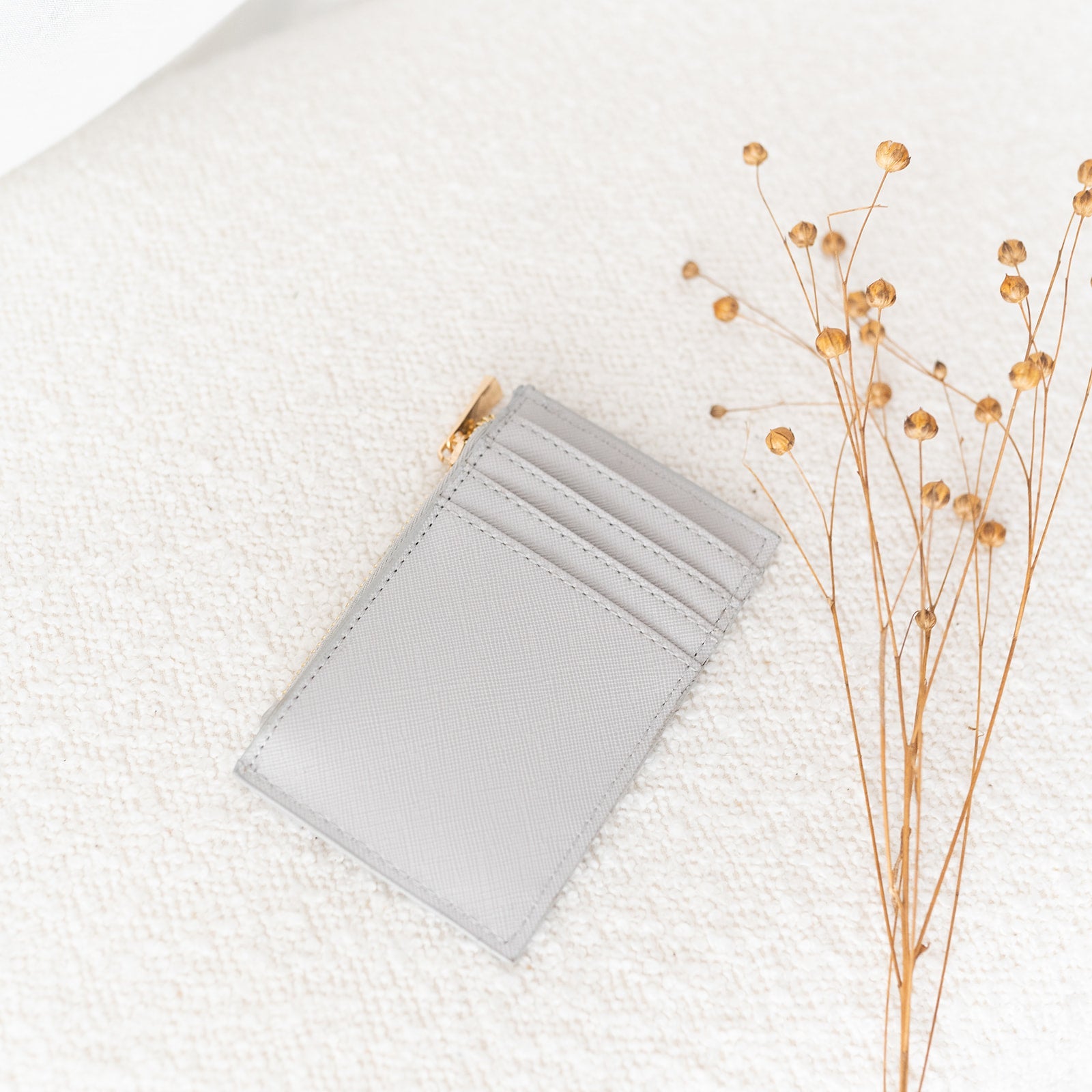 Cardholder - Schwarz, Rosa, Grau - wunderwunsch