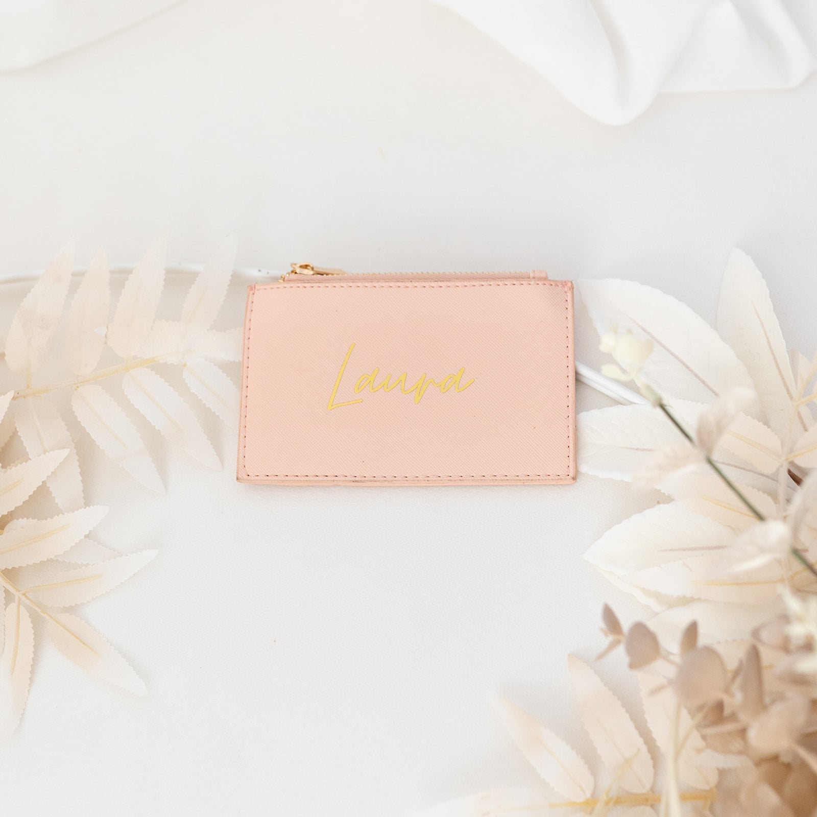 Cardholder - Schwarz, Rosa, Grau - wunderwunsch