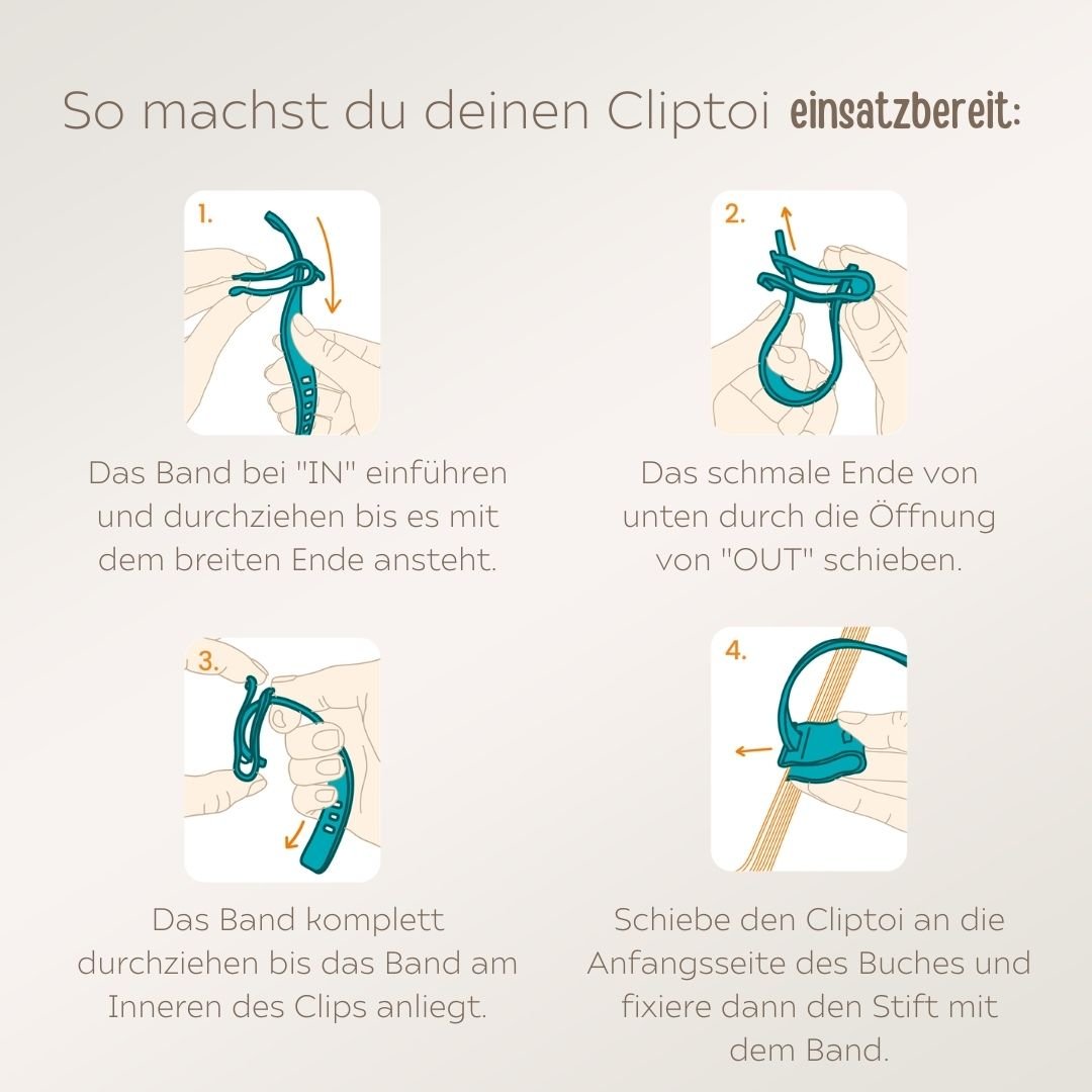 CLIPTOI Stiftehalterung für Tiptoi oder Bookii - wunderwunsch